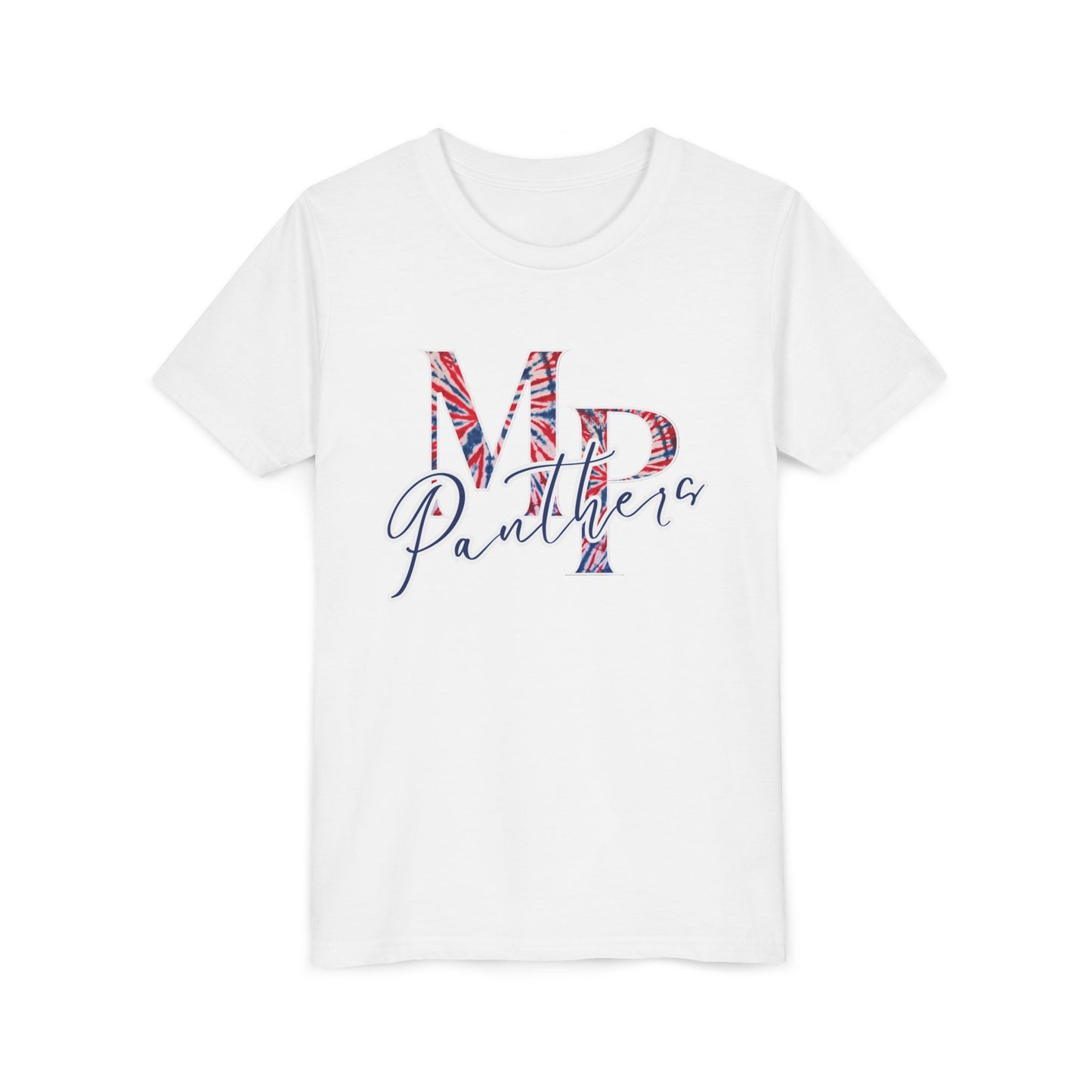 Miller Place Panthers Tie Dye MP- Youth Tee with Panther Print
