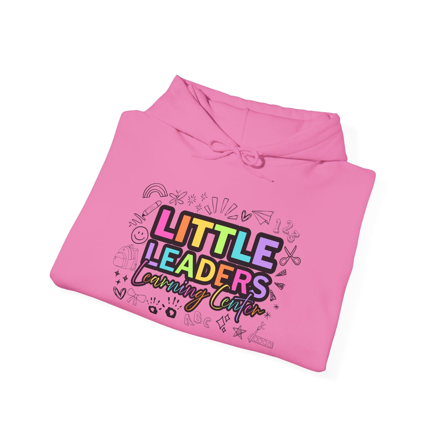 Little Leaders Doodle Design Hoodie - Cozy Unisex Sweatshirt
