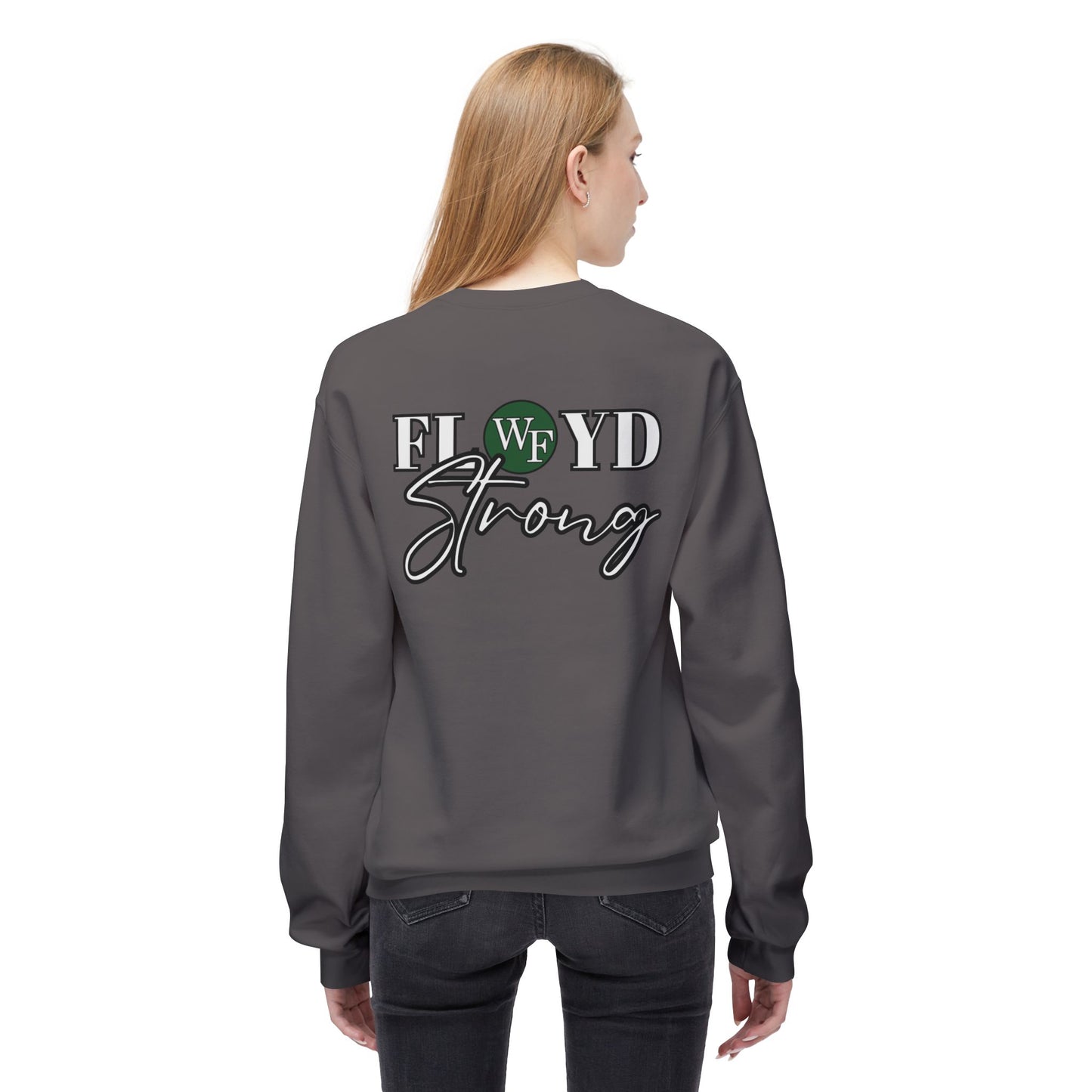 Moriches Elementary School Fleece Crewneck Sweatshirt - Floyd Strong Edition