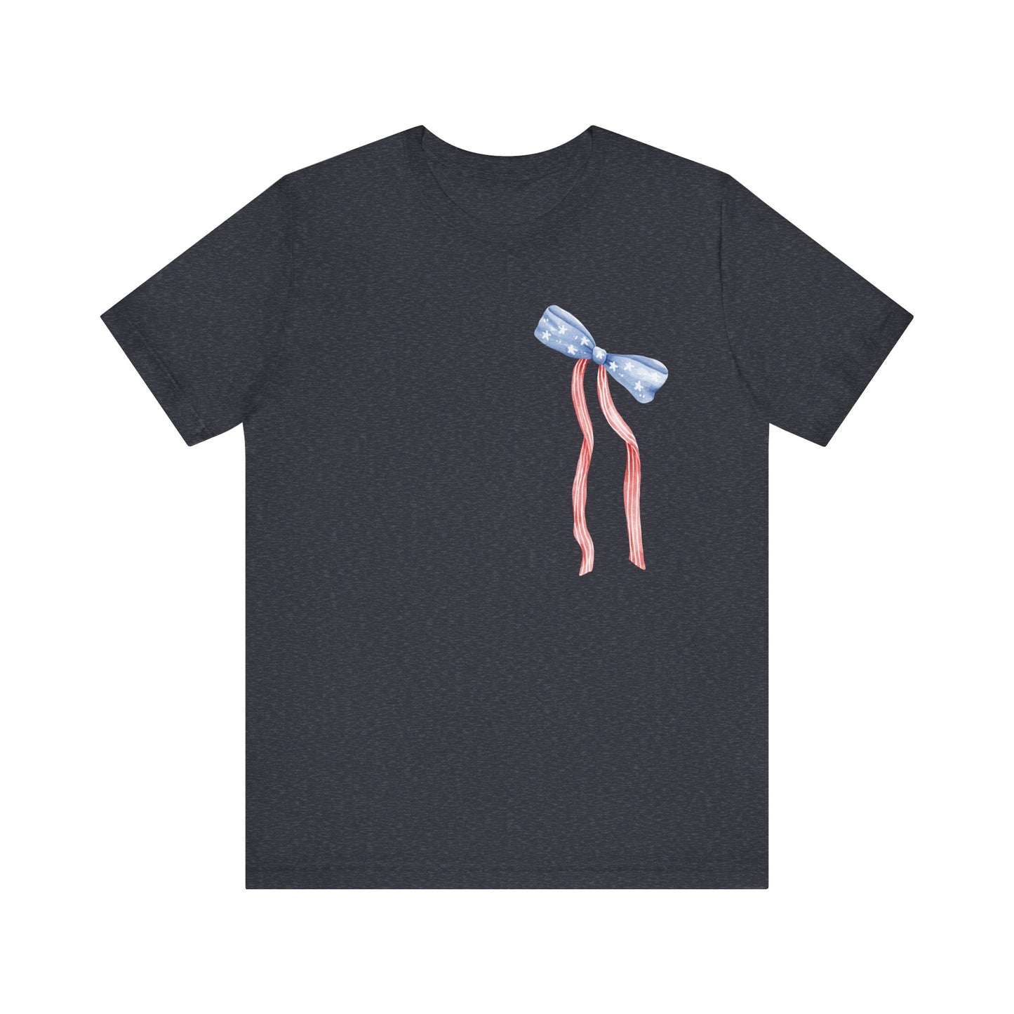 Land of the Free Tee with Bow | Perfect for all of America's Holidays
