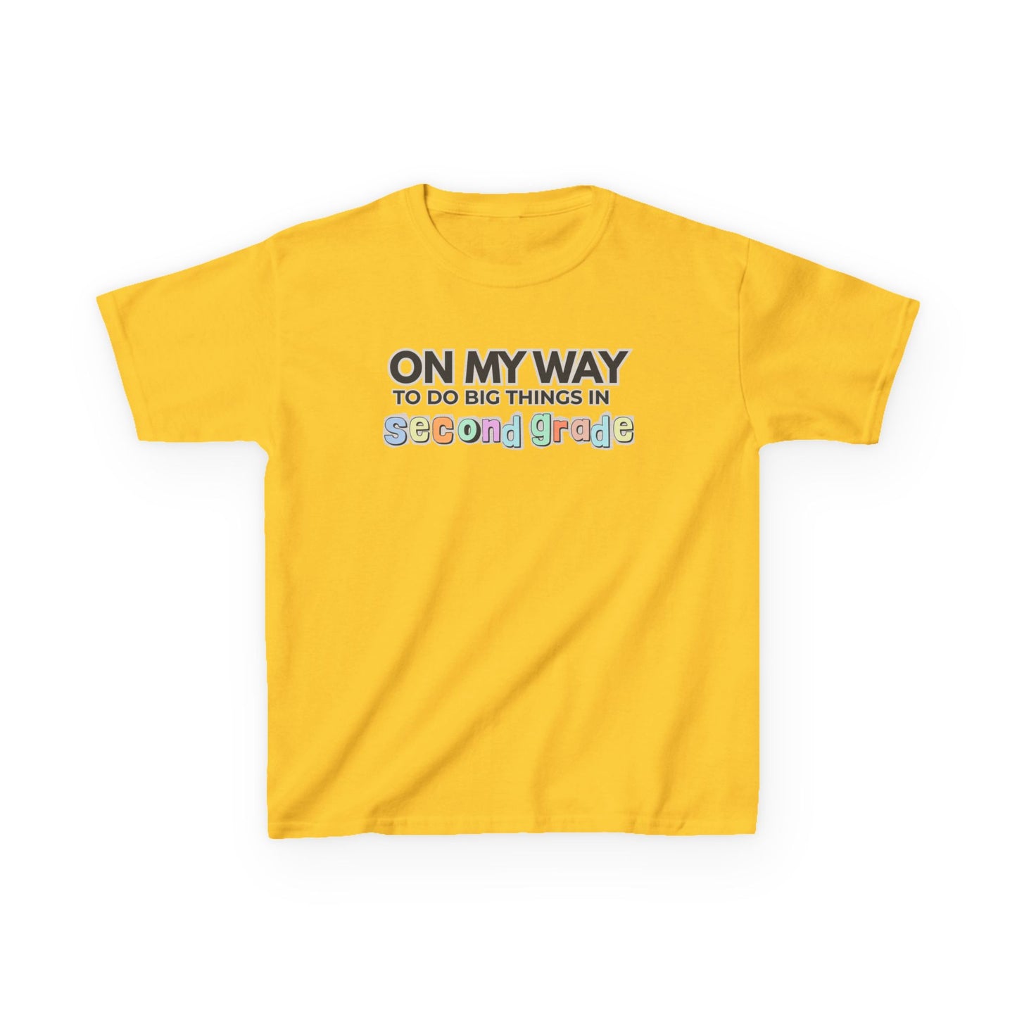 Big Things in 2nd Grade- Kids Back to School Shirt