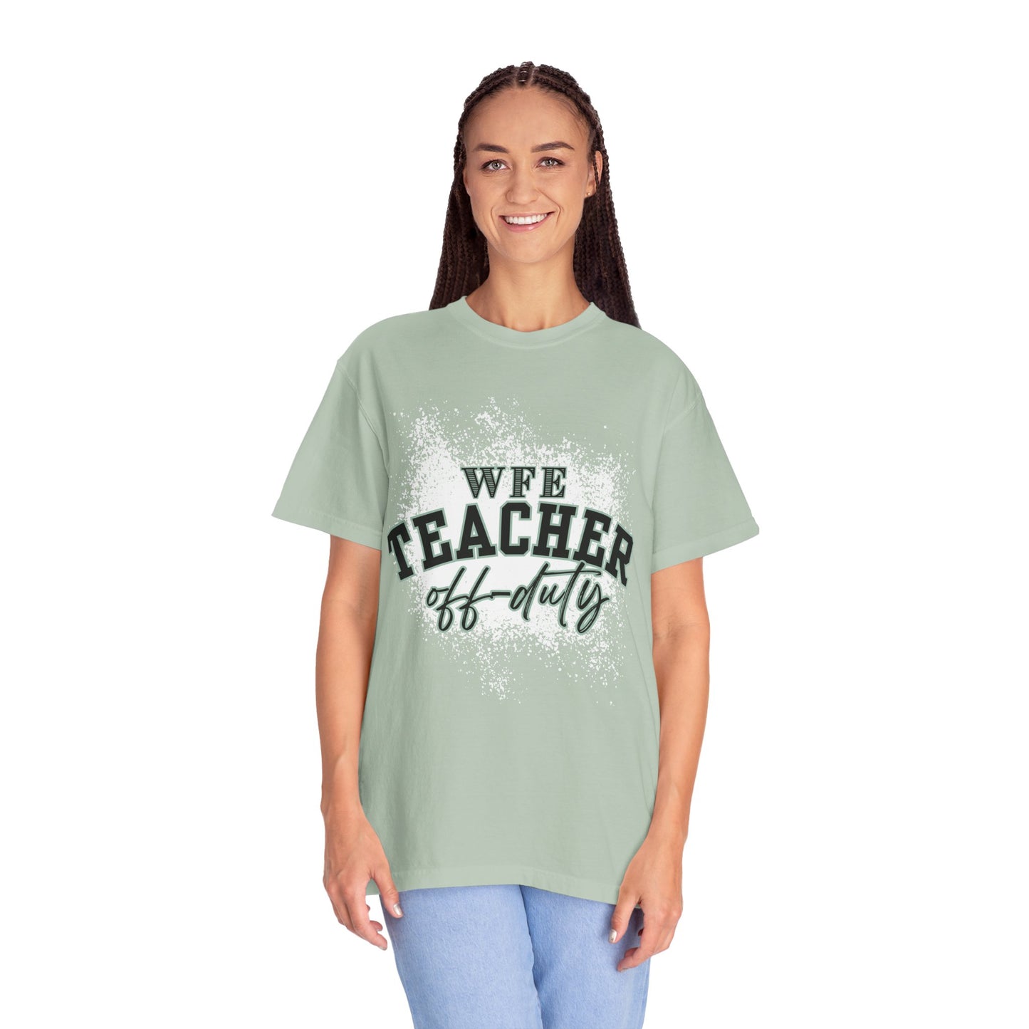 WFE Teacher Off-Duty T-shirt | Unisex Garment-Dyed Tee for Educators