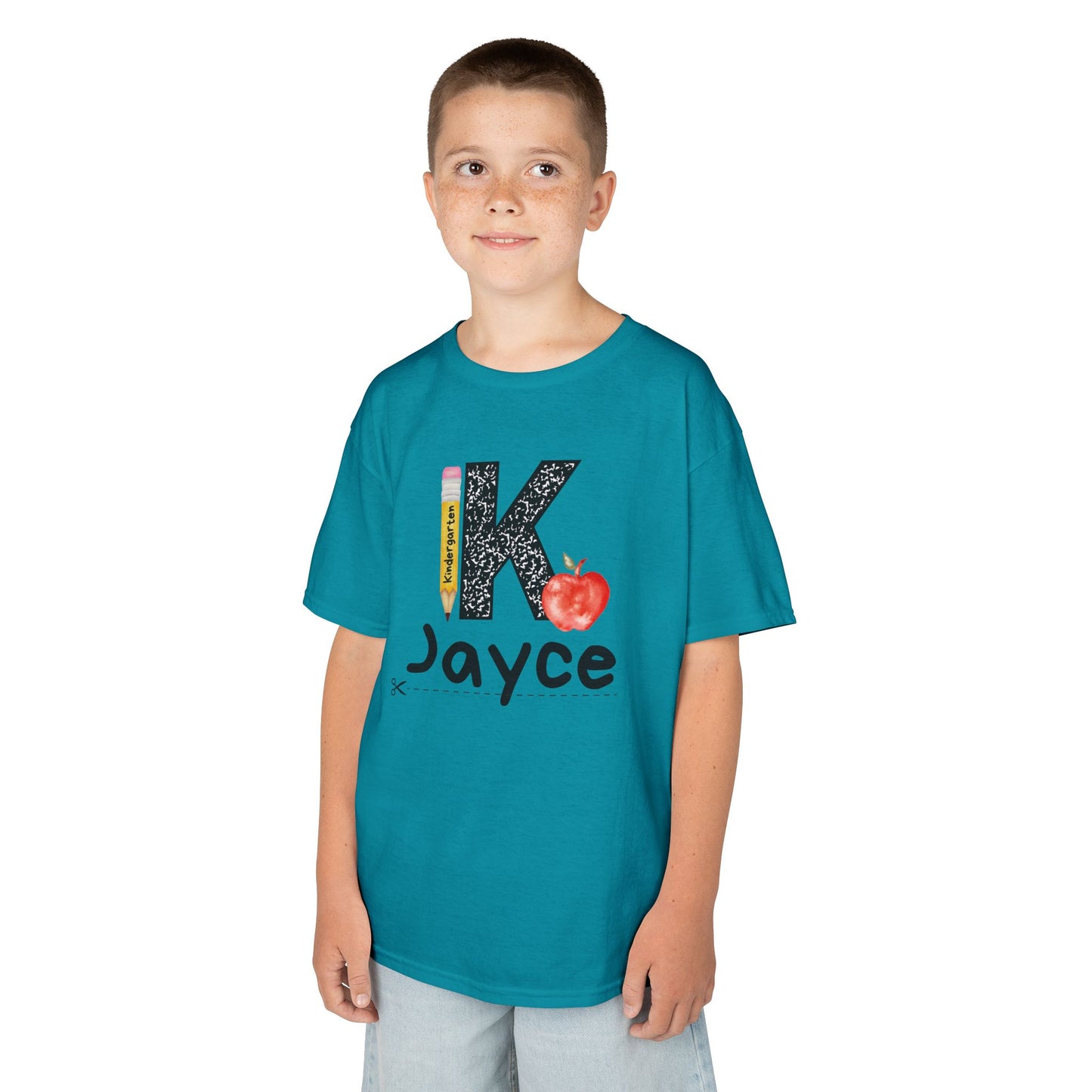 Jayce- Kindergarten- Personalized Kids Tee - Back to School