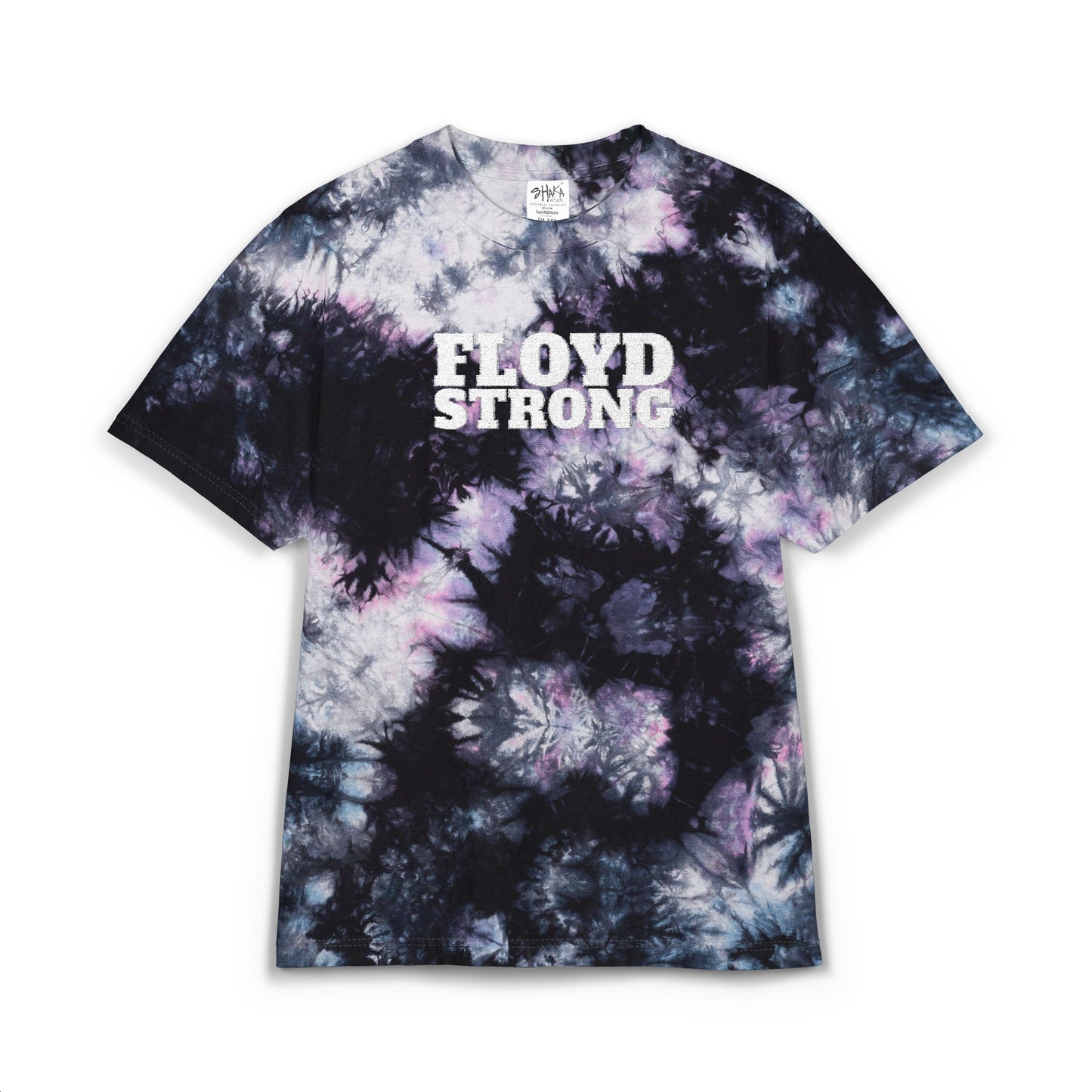 FLOYD STRONG Tie-Dye T-Shirt -Embroidered