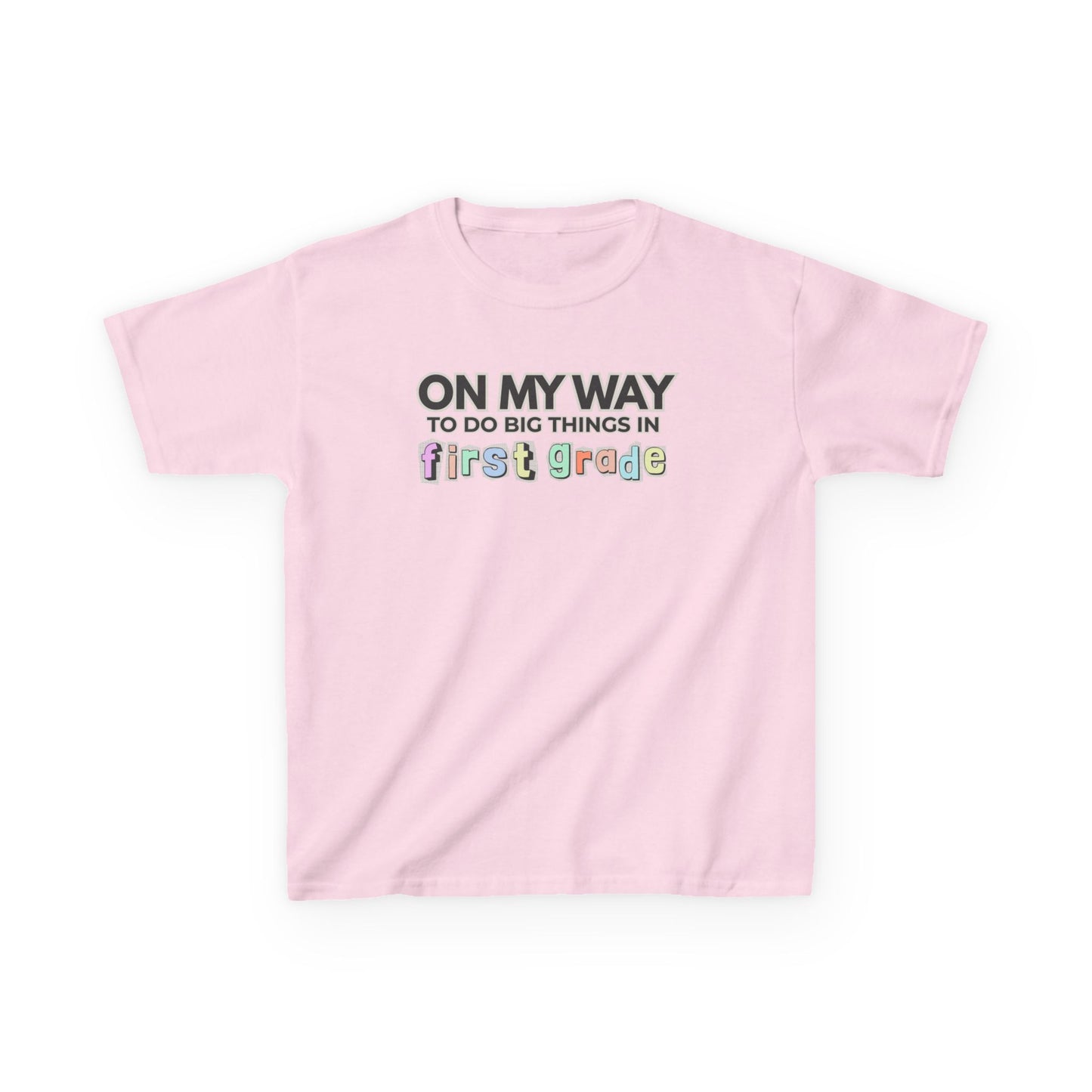 Big Things in 1st Grade- Kids Back to School Shirt