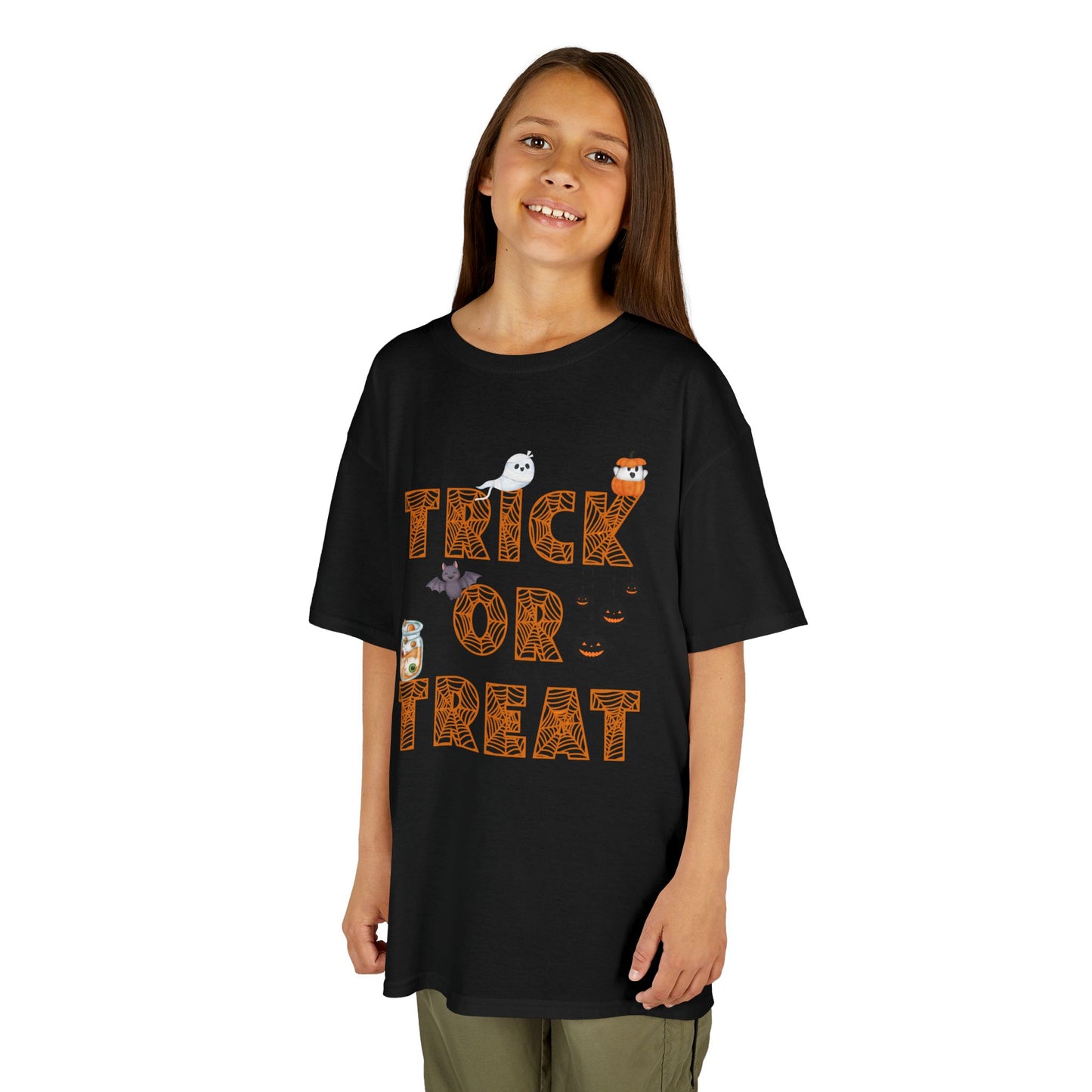 Trick or Treat Kids Tee, Halloween Shirt for Kids