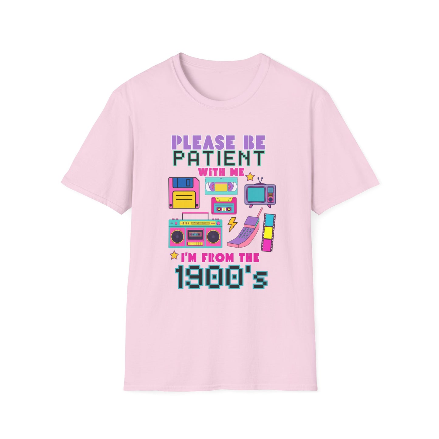 Retro 90's T-Shirt - Please Be Patient, Teacher Vintage- Unisex Graphic Tee