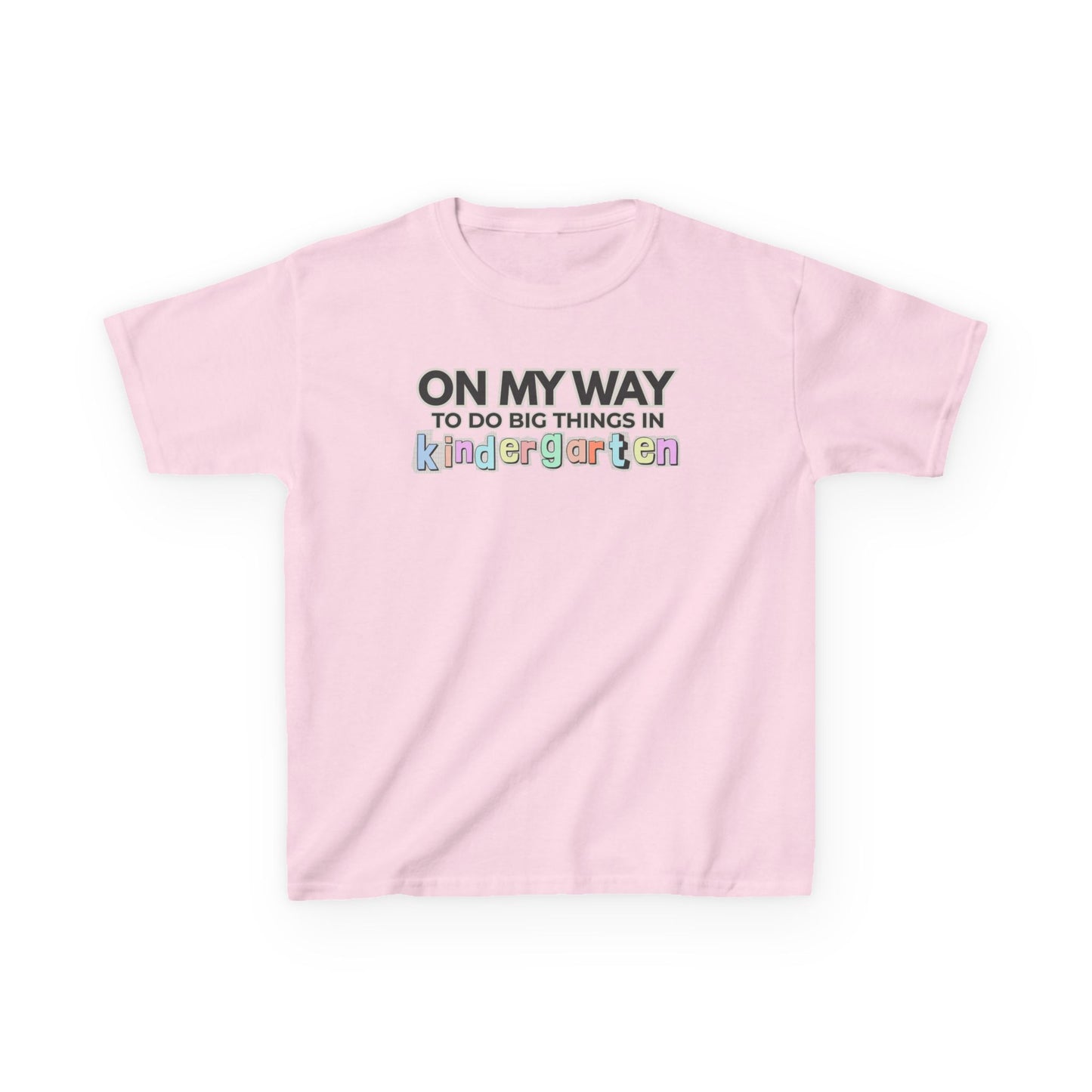 Big Things in Kindergarten- Kids Back to School Shirt