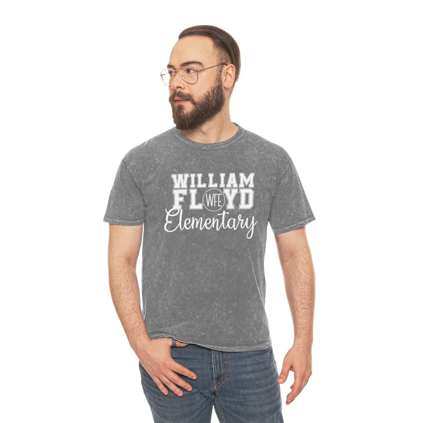 William Floyd Elementary Mineral Wash T-Shirt - Expect Success