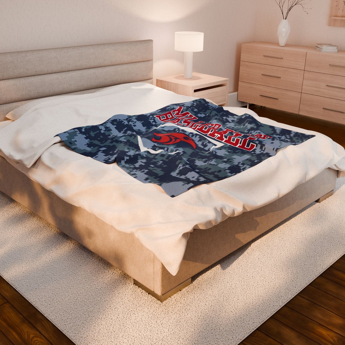 Miller Place Baseball Velveteen Plush Blanket — Diamond Club