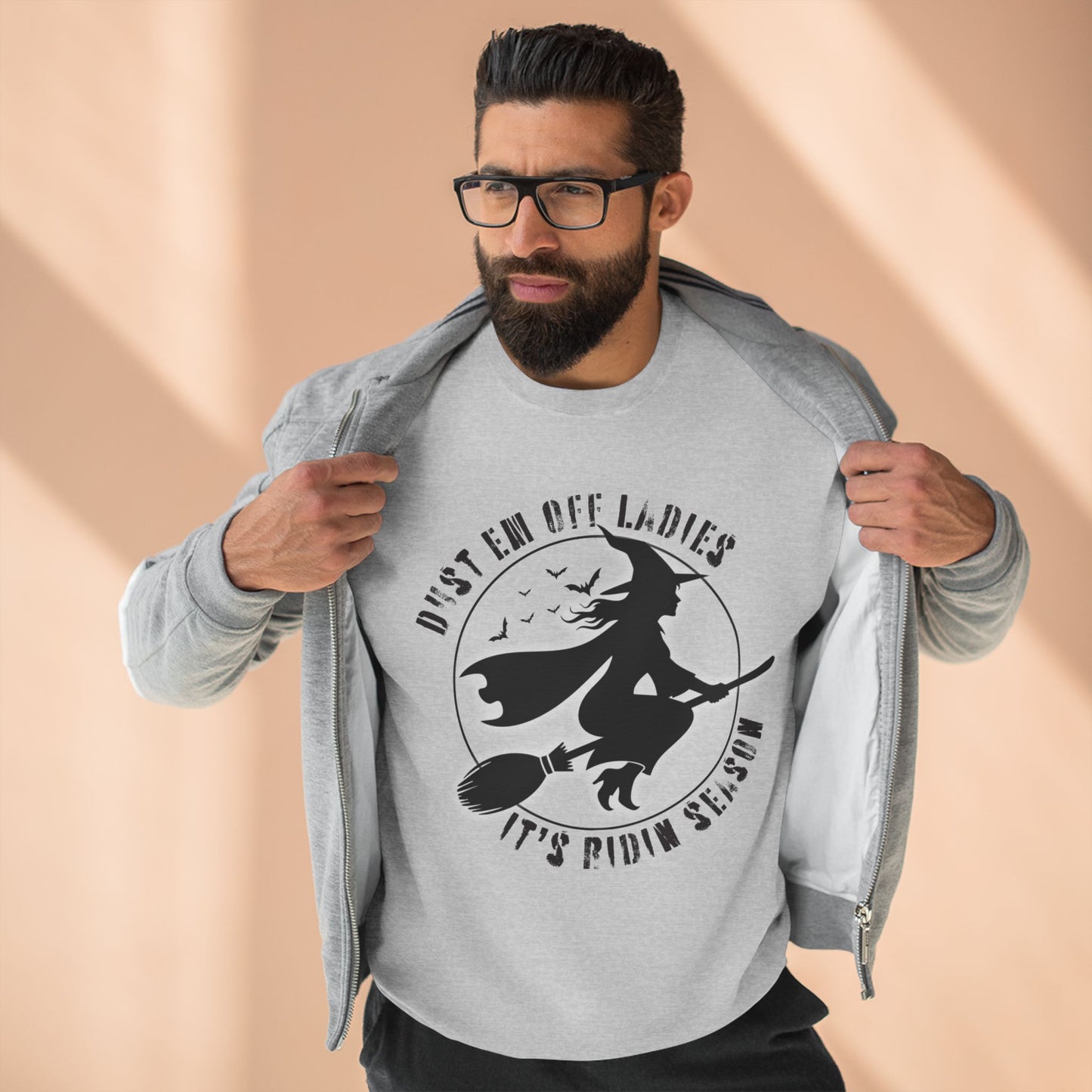 Halloween Witch Sweatshirt, Cozy Unisex Crewneck