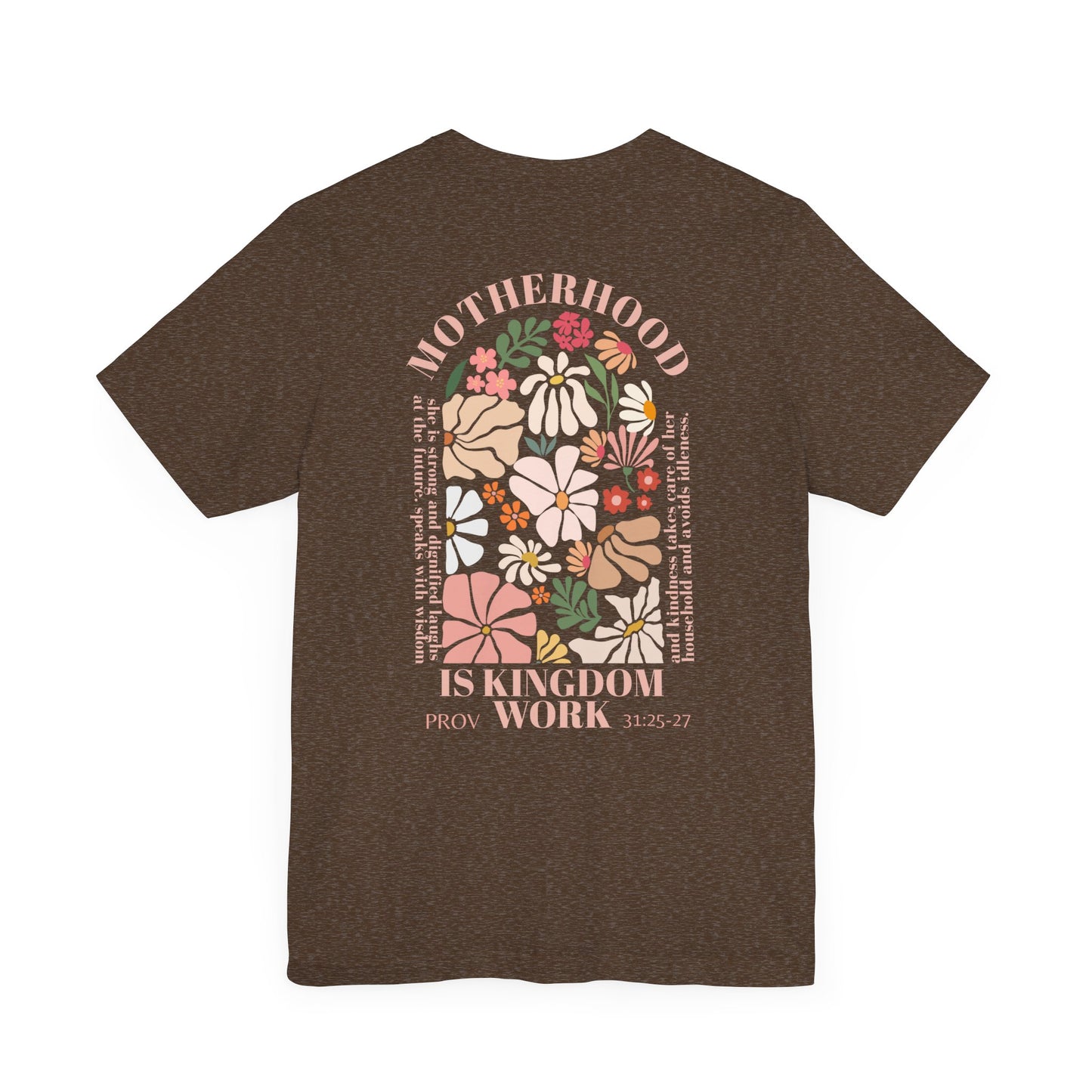 Inspirational Motherhood Graphic Tee – Comfortable Unisex Jersey Short Sleeve Shirt