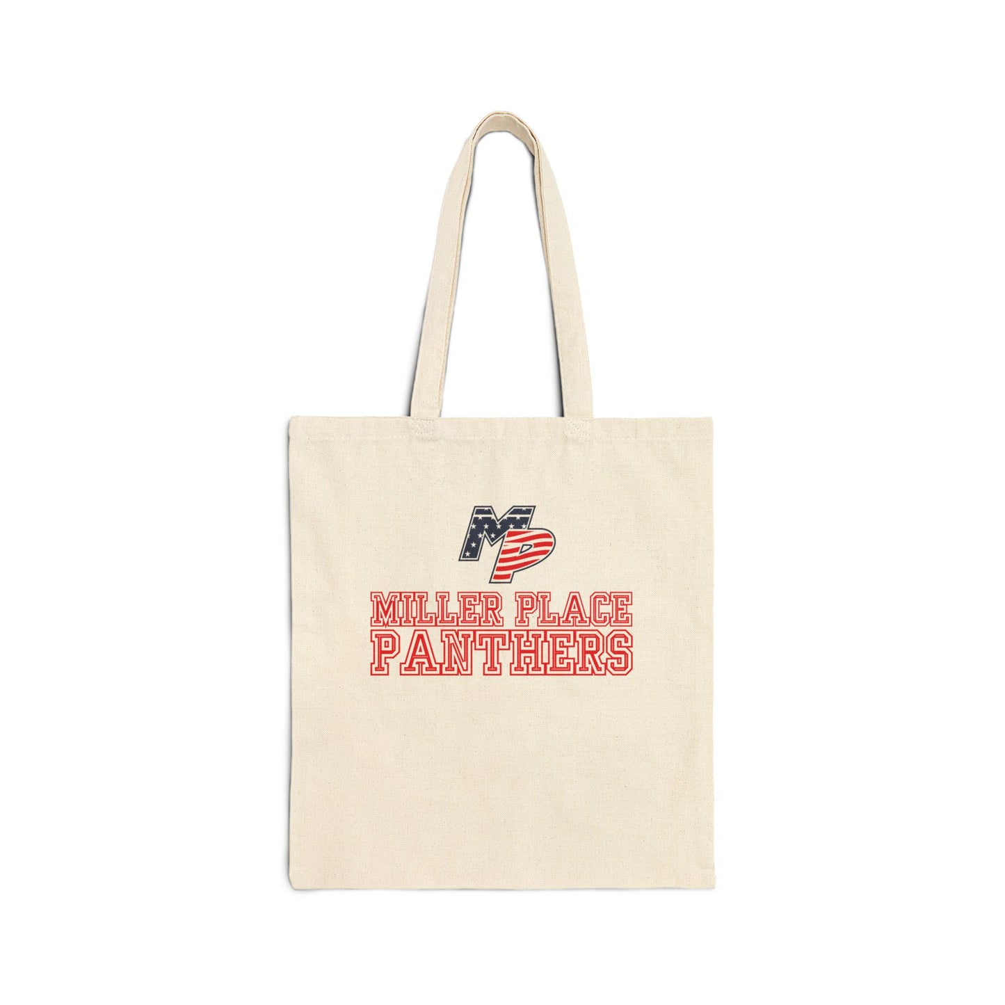 Miller Place Panthers- Cotton Canvas Tote Bag