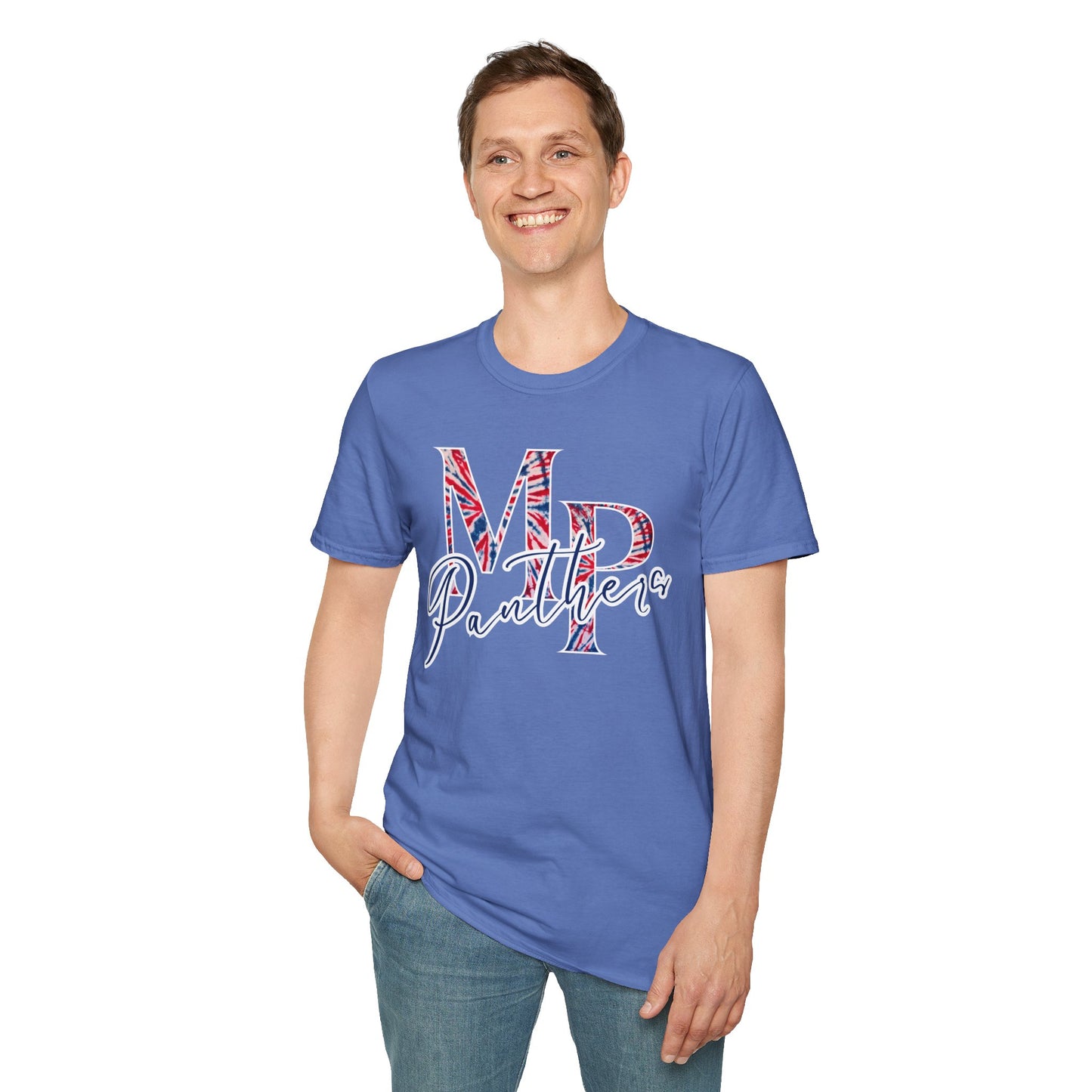 Miller Place Panther Tie Dye Unisex Graphic T-Shirt