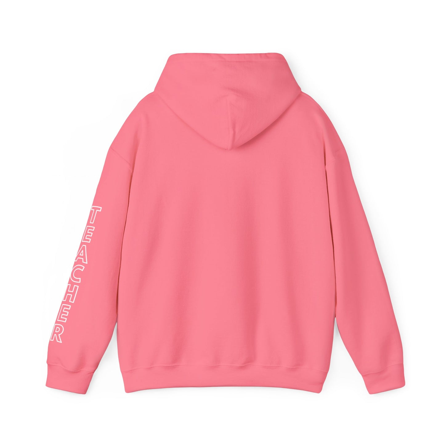 WFE Teacher Simple Design Hoodie w/ Teacher on Sleeve - Cozy Unisex Sweatshirt