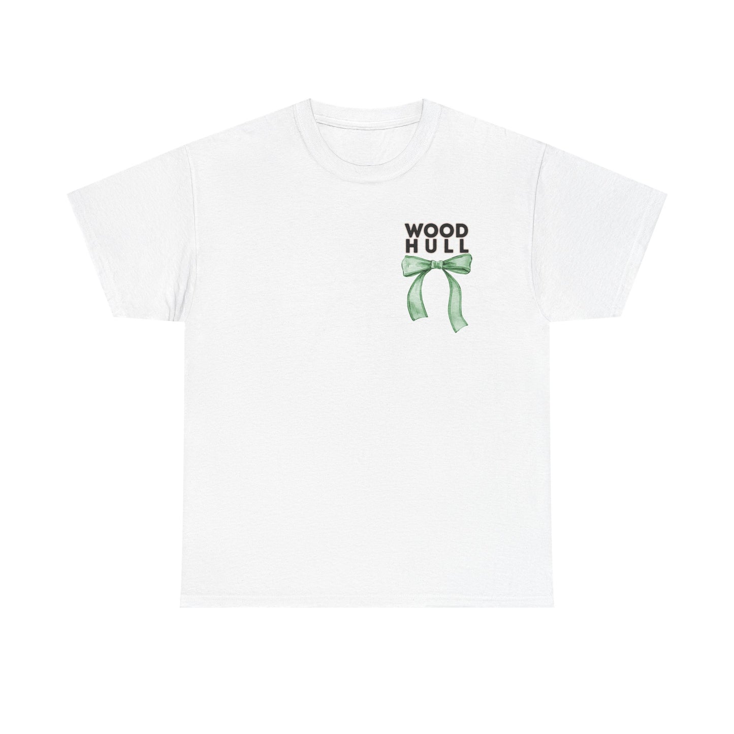 Woodhull Speech Teacher and Bows- Unisex Heavy Cotton Tee with Bow Design