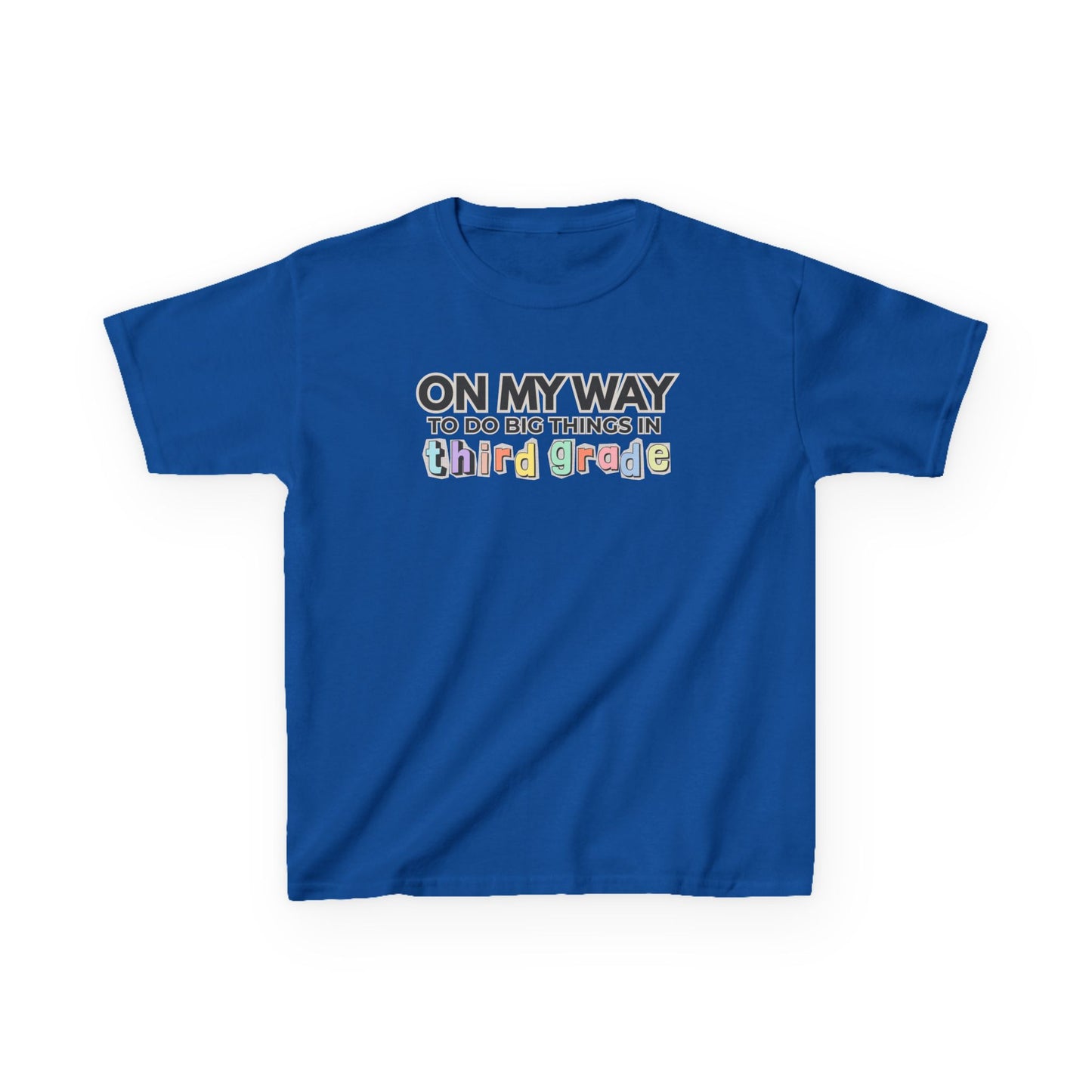 Big Things in 3rd Grade- Kids Back to School Shirt