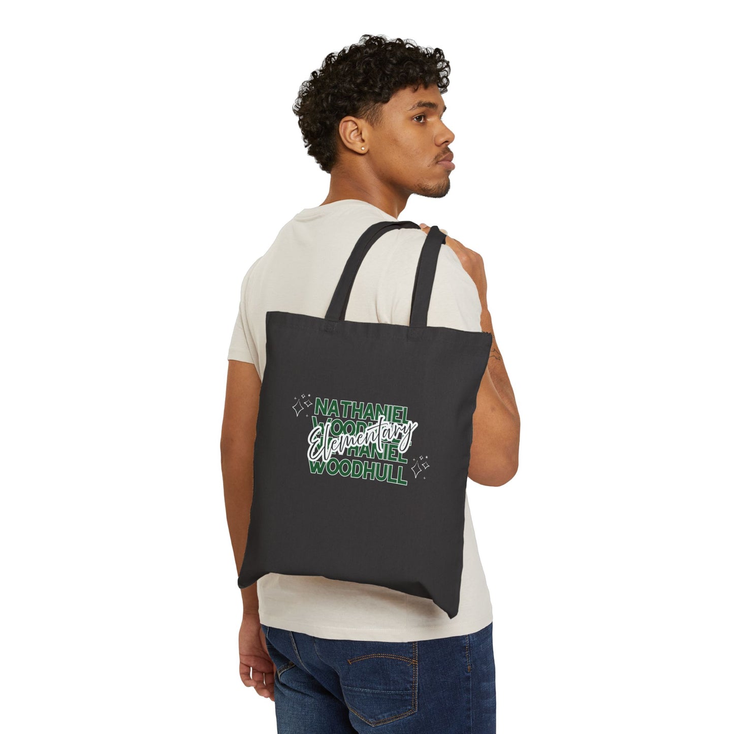 Woodhull Cotton Canvas Tote Bag - Stylish & Eco-Friendly Shopper