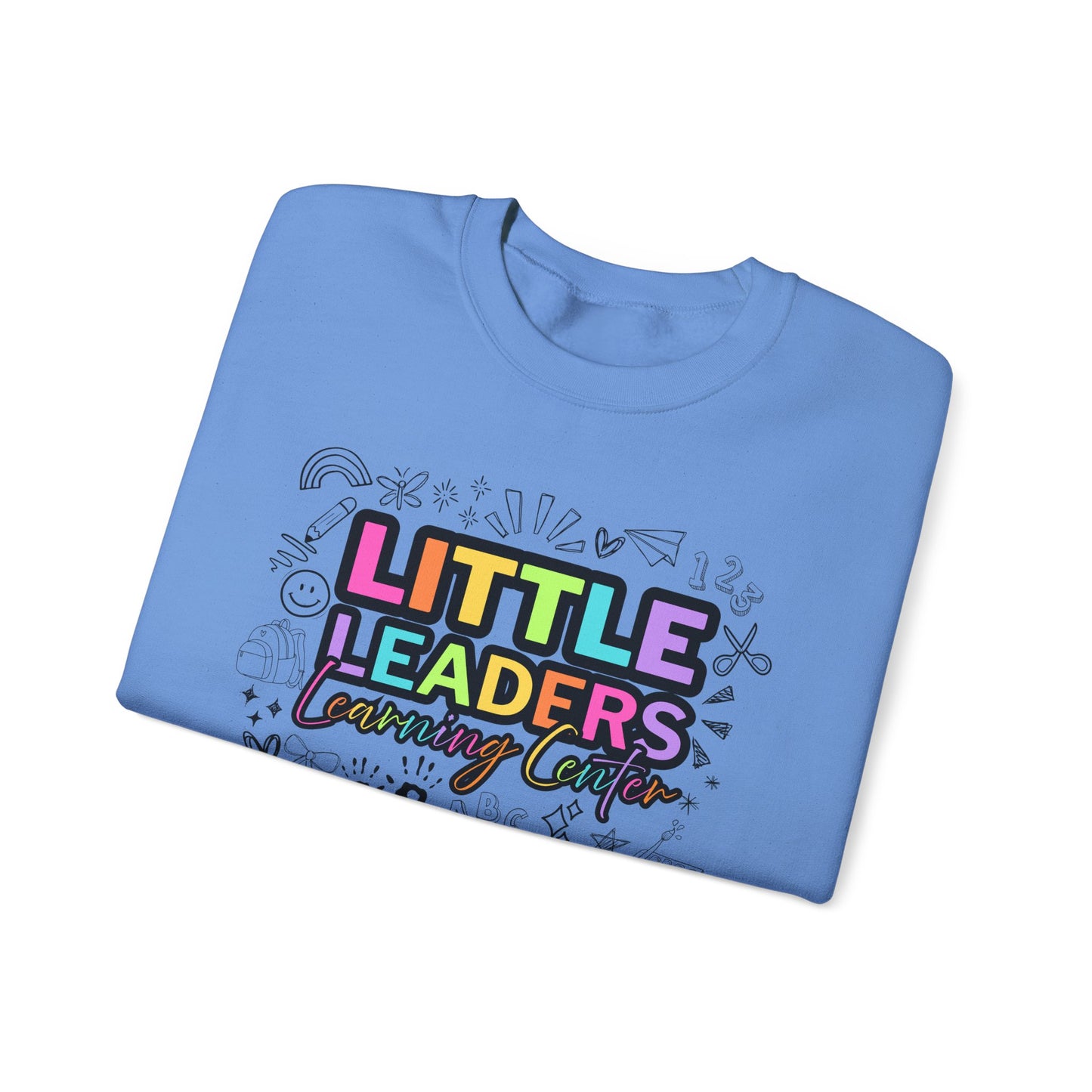 Little Leaders Doodle Colorful Crewneck Sweatshirt
