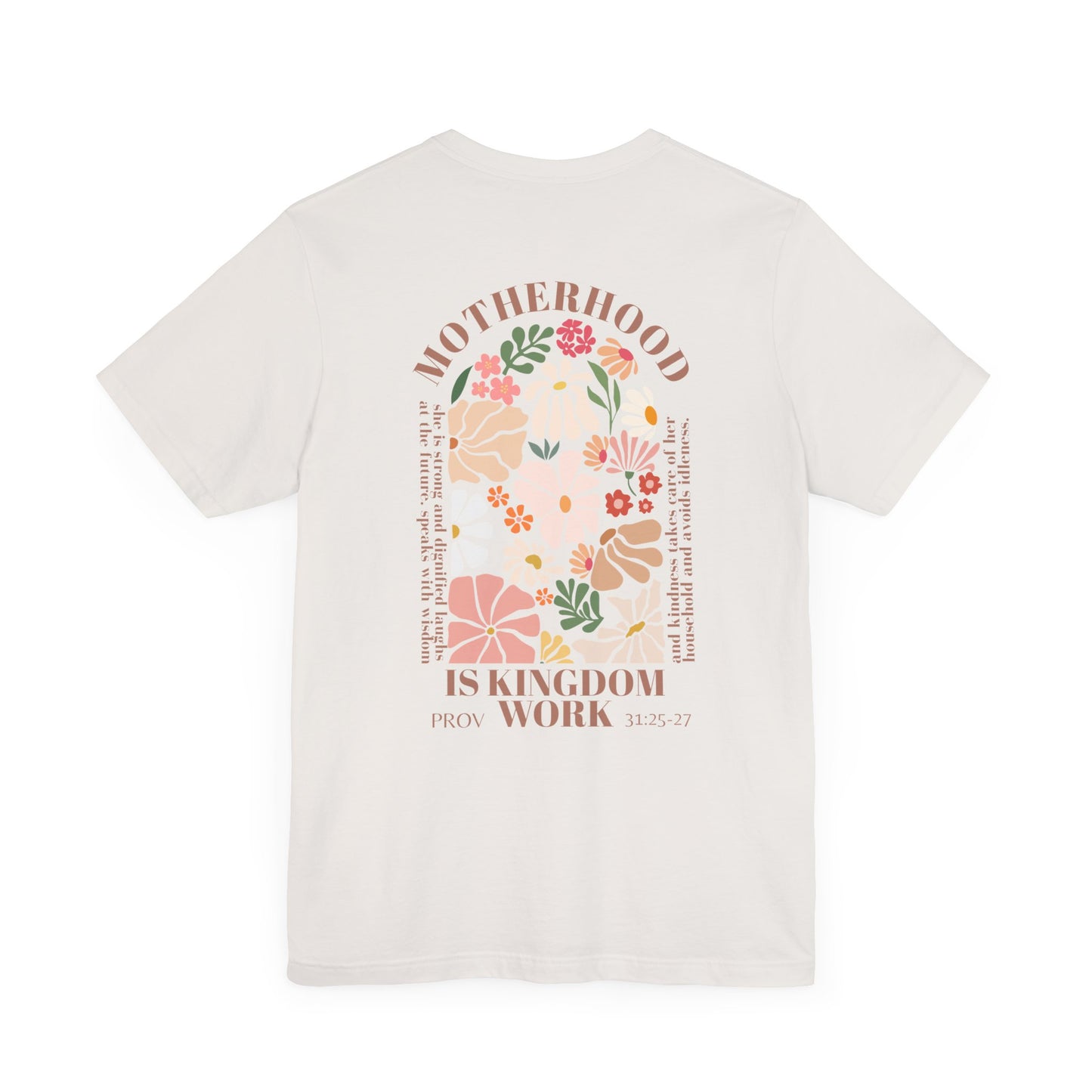 Inspirational Motherhood Graphic Tee – Comfortable Unisex Jersey Short Sleeve Shirt