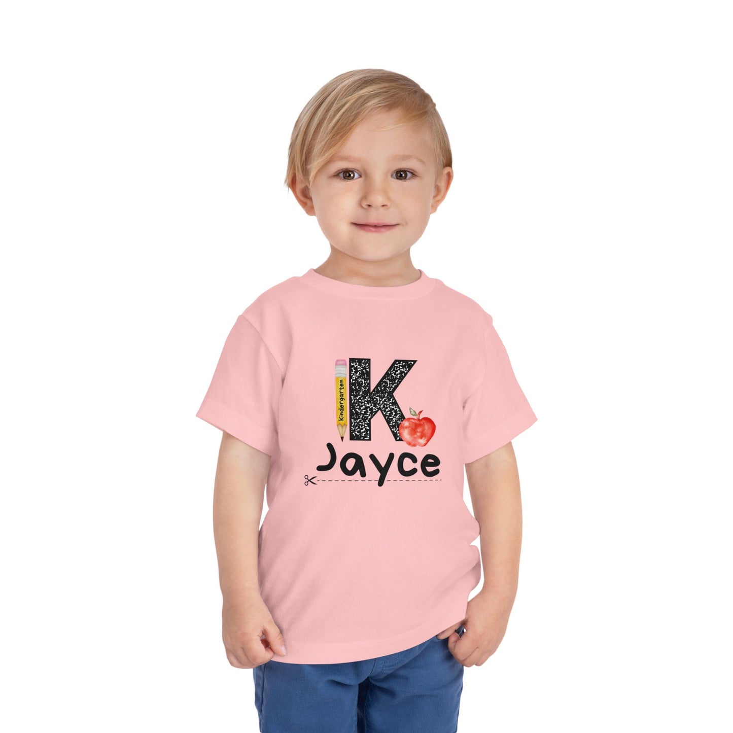 Jayce- K- Personalized Toddler Tee - Back to School Collection