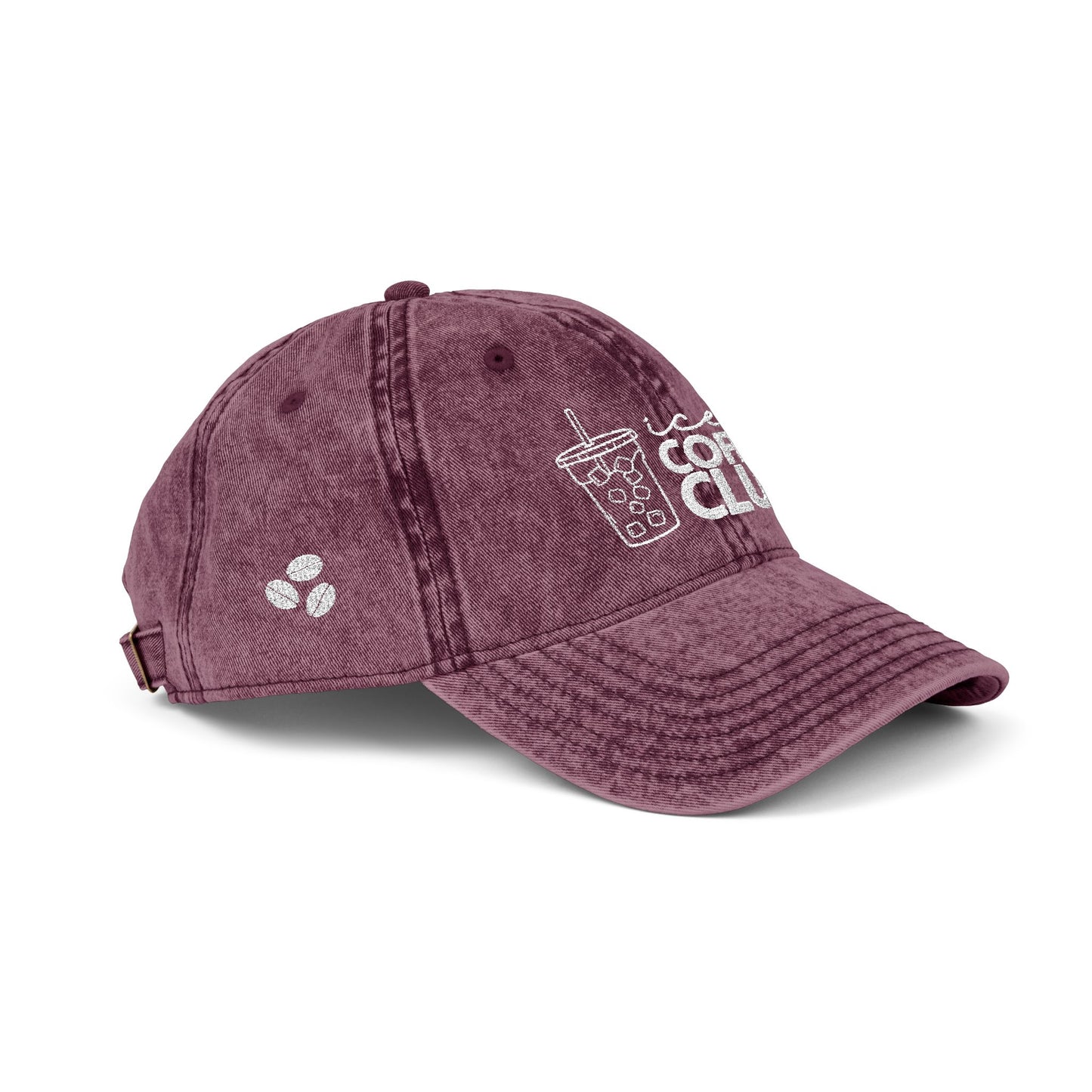 Vintage Coffee Club Cap - Stylish Embroidered Hat for Coffee Lovers