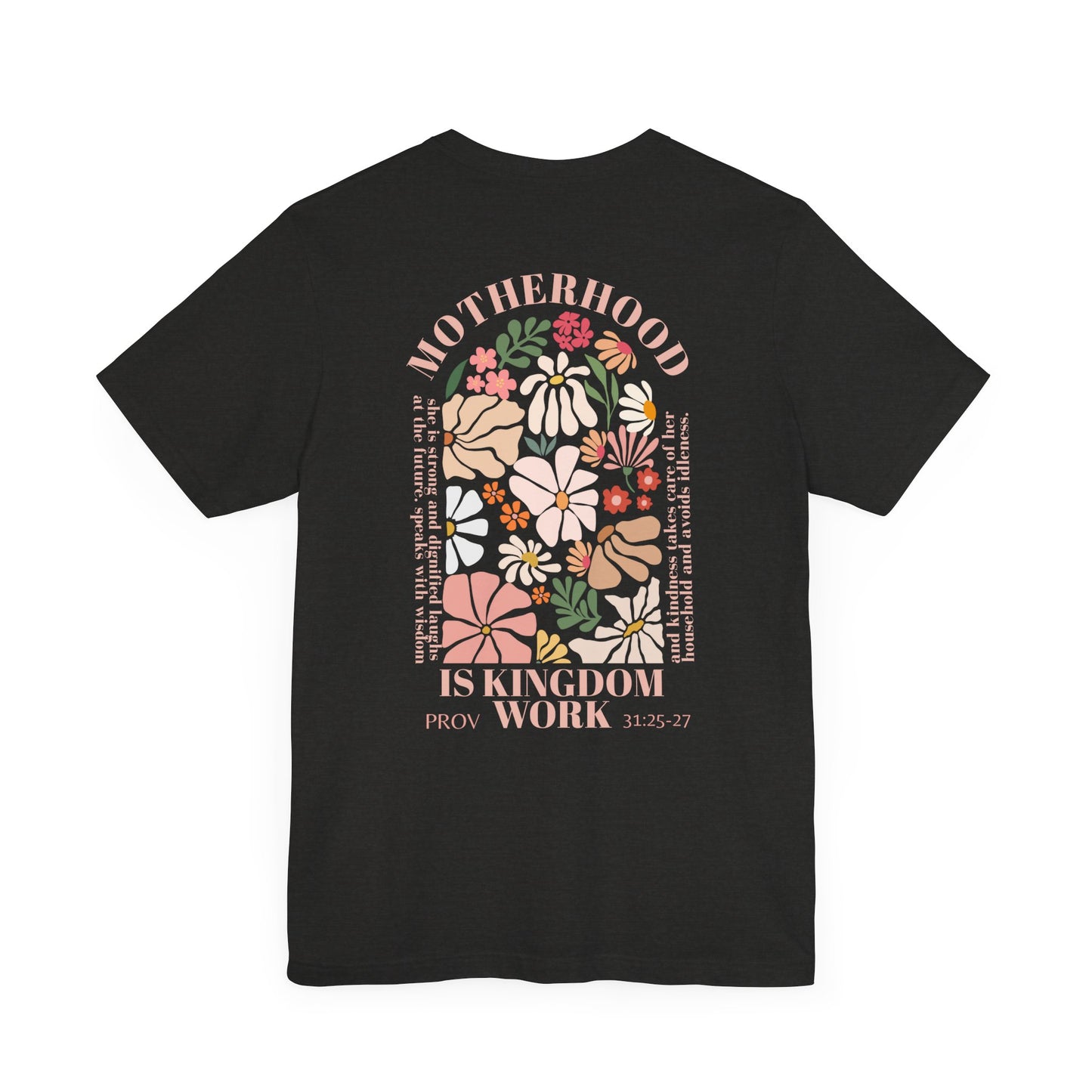 Inspirational Motherhood Graphic Tee – Comfortable Unisex Jersey Short Sleeve Shirt
