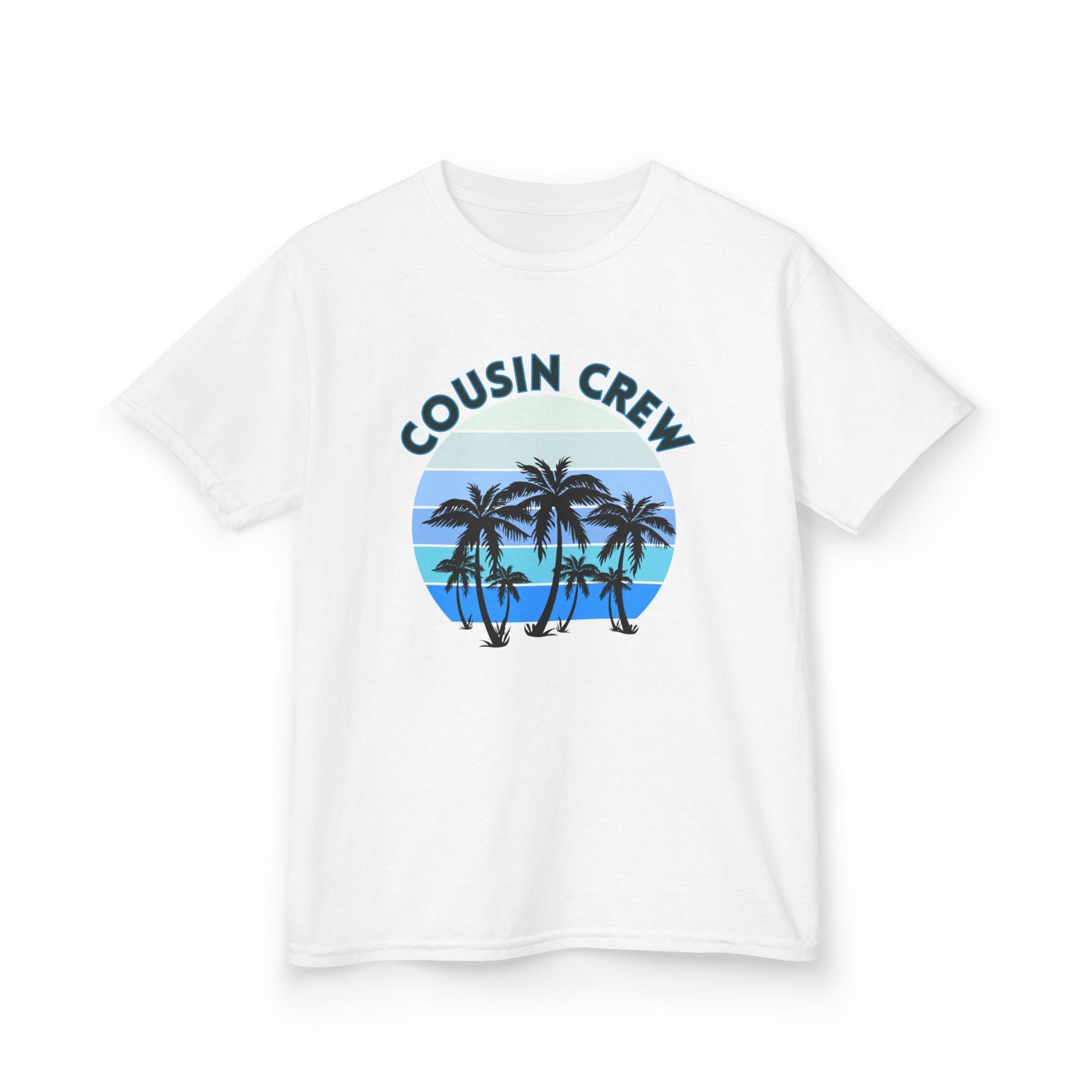 Cool Cousin Crew Kids Tee - Summer Fun, Family Gatherings, Beach Days, Mini Collection