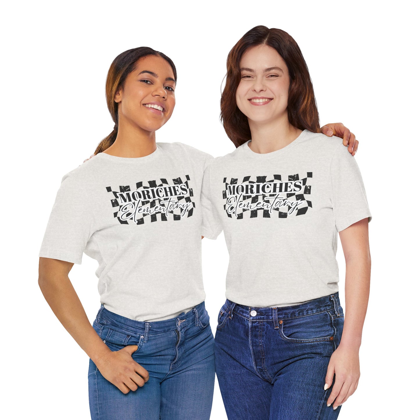 Moriches Checkered Logo Unisex Jersey Tee