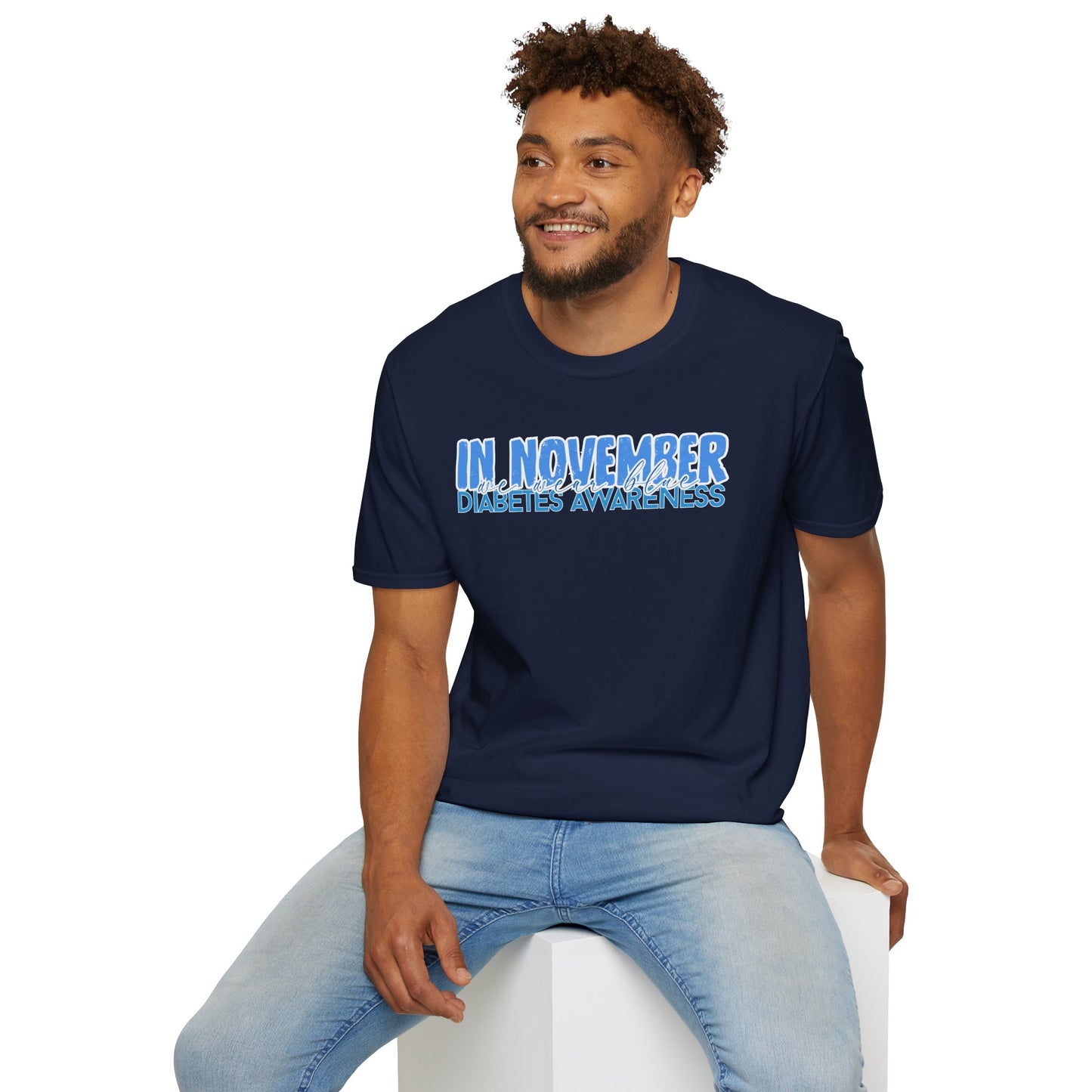 Diabetes Awareness- November- Unisex Softstyle T-Shirt