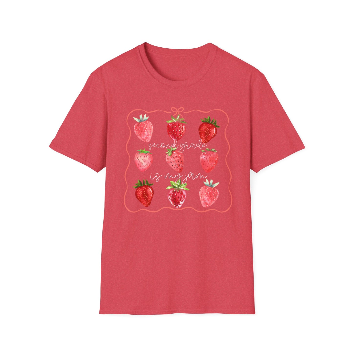 2nd Grade is my Jam- Unisex Softstyle T-Shirt- Back to School
