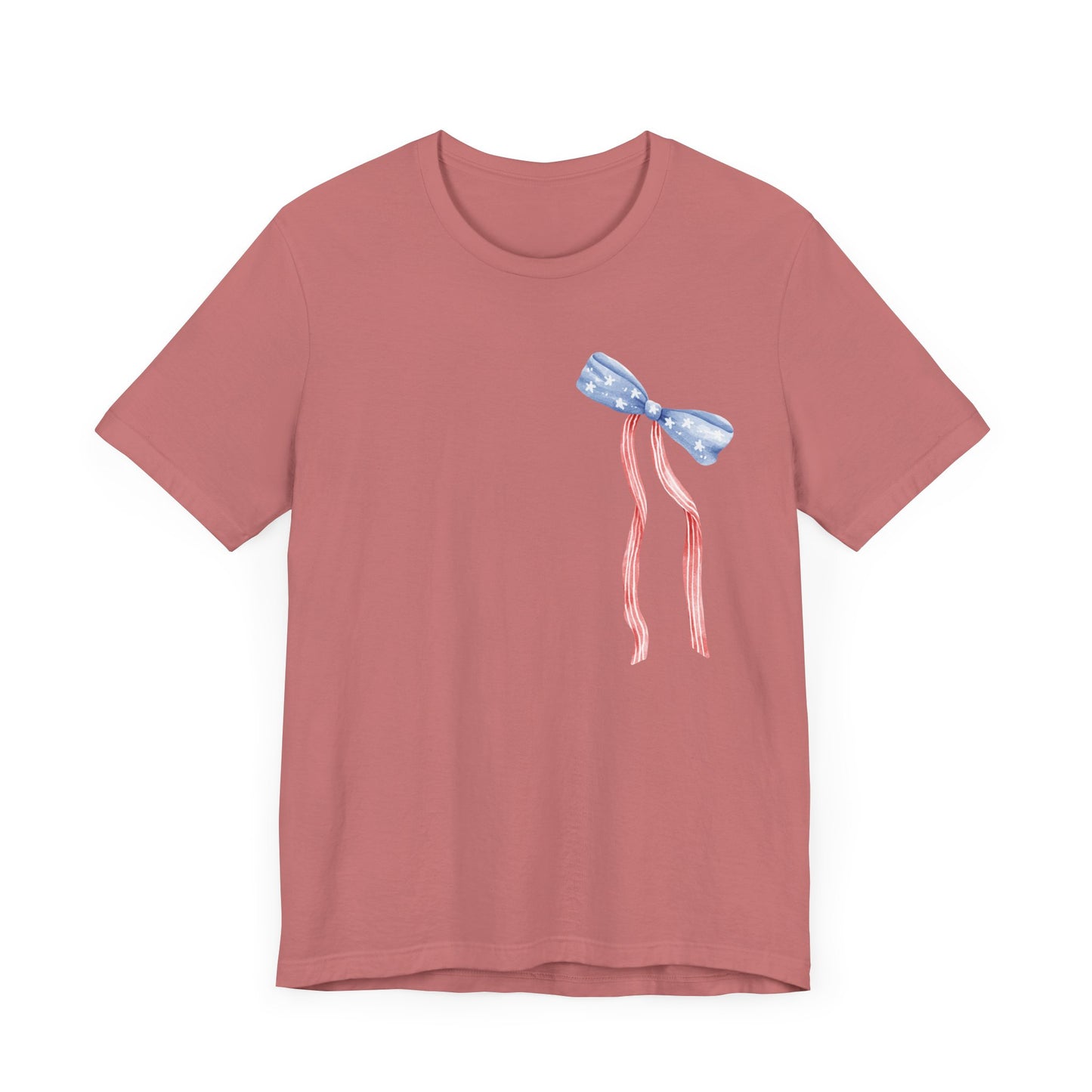 Land of the Free Tee with Bow | Perfect for all of America's Holidays