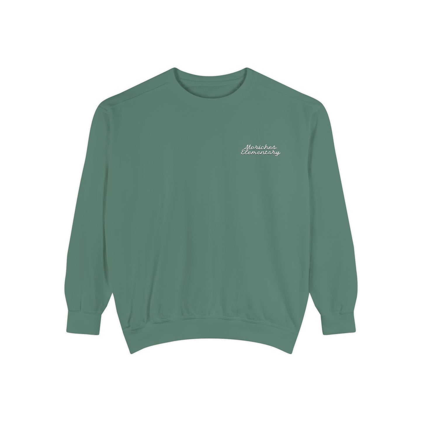 Moriches Elementary Embroidered Garment-Dyed Unisex Sweatshirt