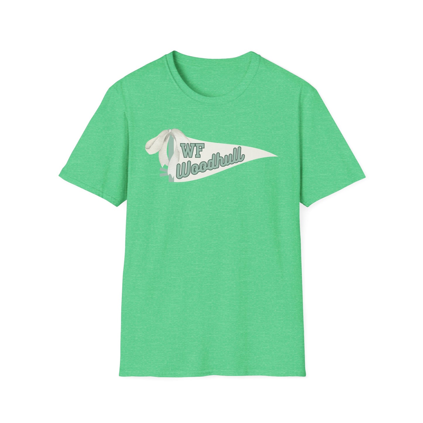 Woodhull Pennant Unisex Softstyle Graphic Tee with Vintage Design