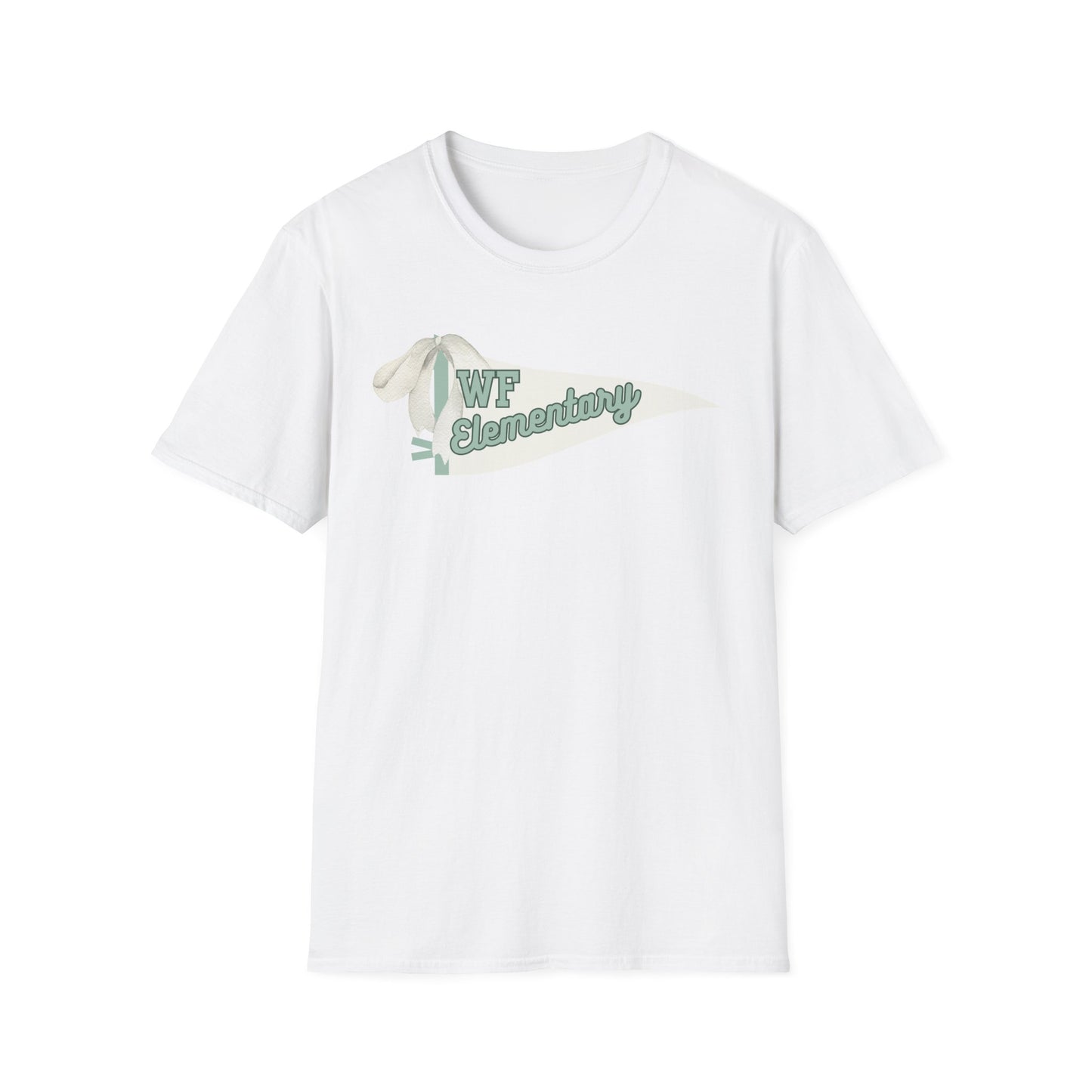 WFE Pennant Unisex Softstyle Graphic Tee with Vintage Design