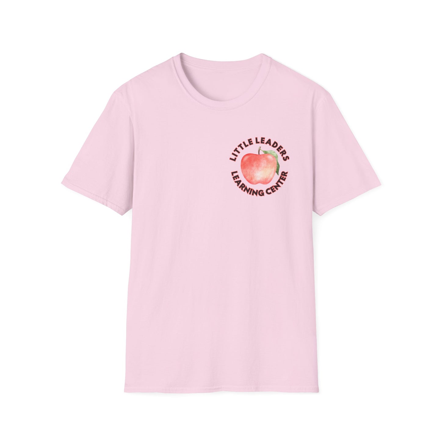 Little Leaders Teacher w/ Apple Design Unisex Softstyle T-Shirt