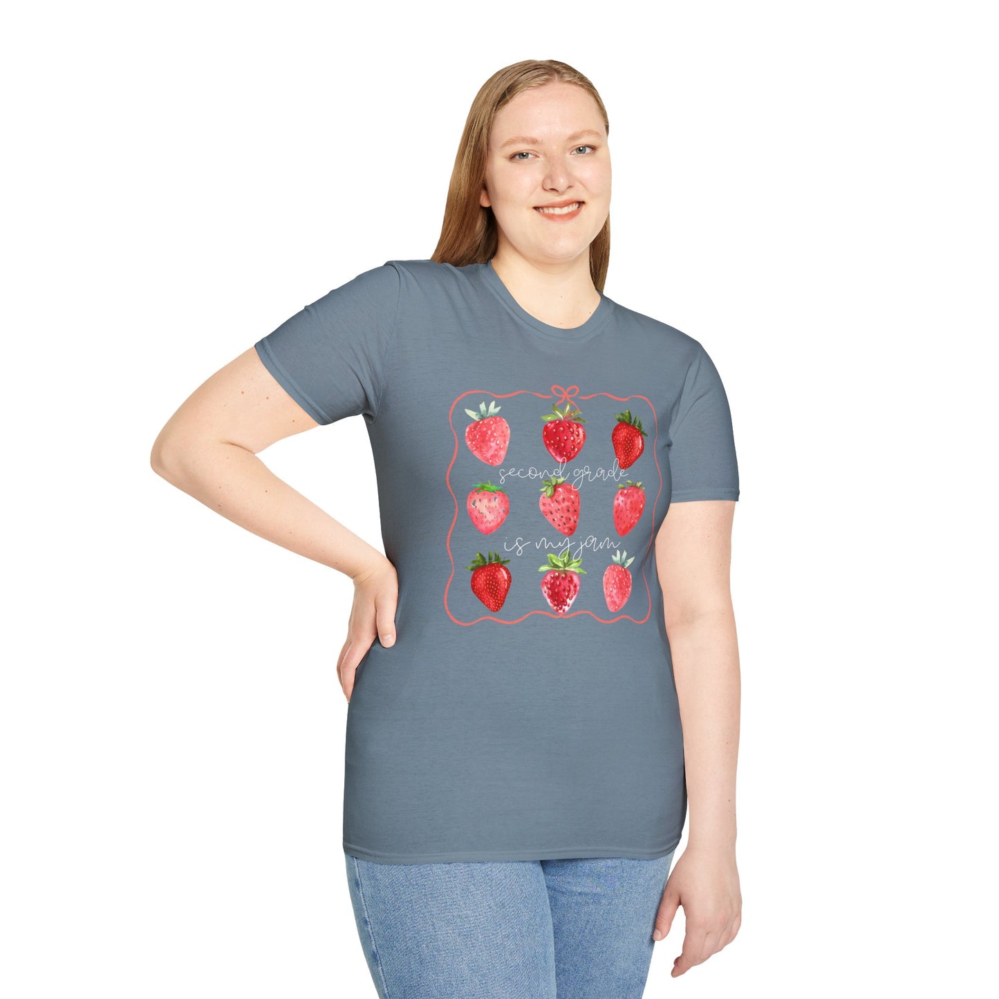 2nd Grade is my Jam- Unisex Softstyle T-Shirt- Back to School