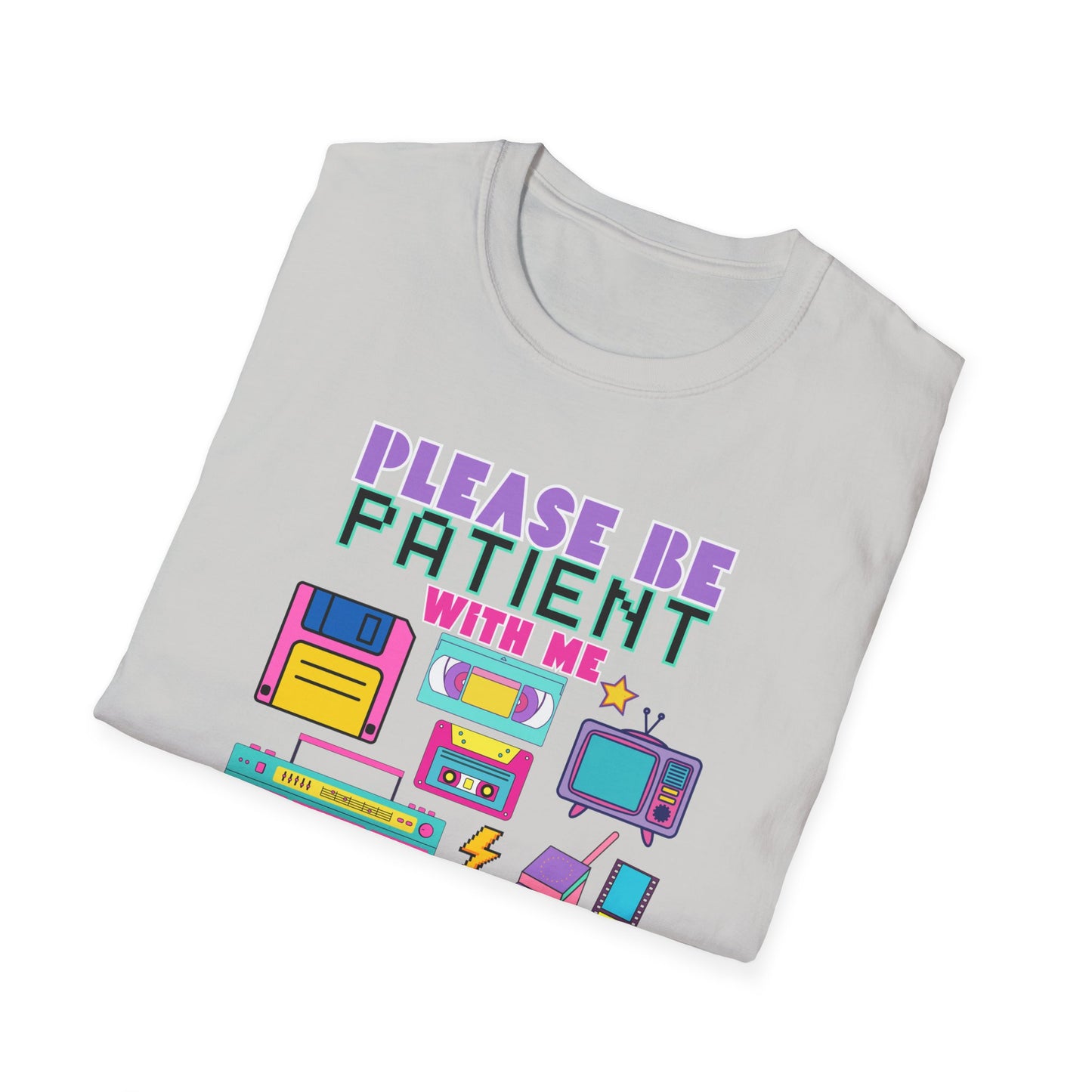Retro 90's T-Shirt - Please Be Patient, Teacher Vintage- Unisex Graphic Tee