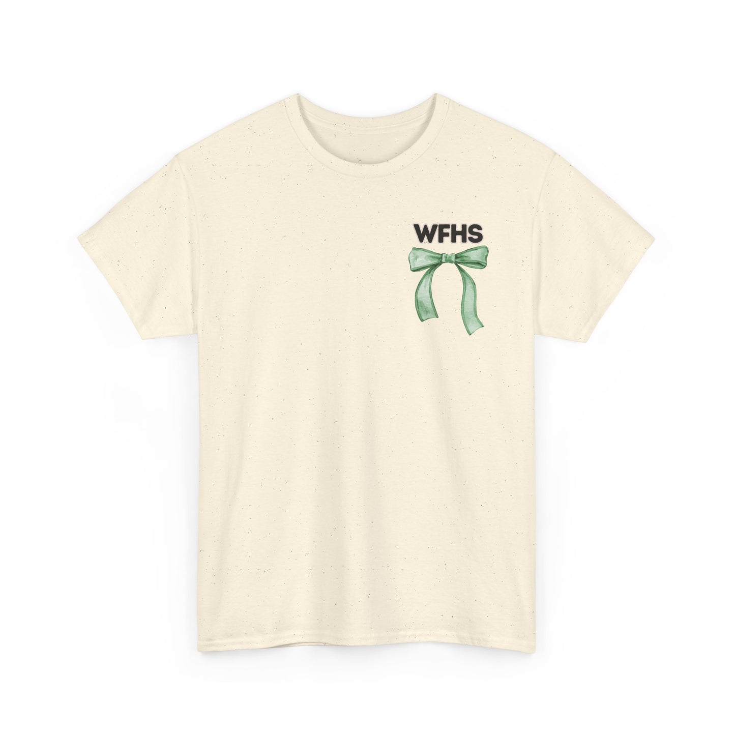 WFHS- TEAM 1 WEST- Floyd Strong Teacher and Bows- Unisex Heavy Cotton Tee with Bow Design