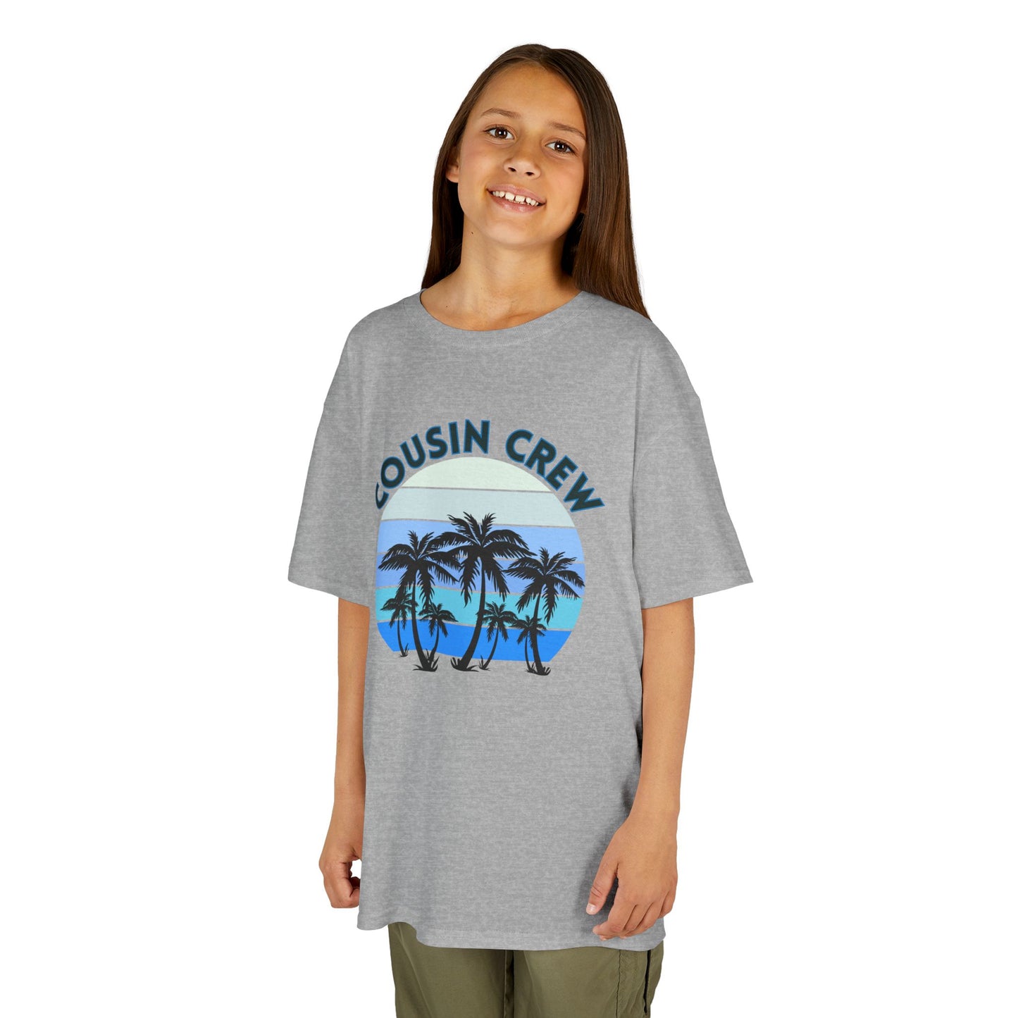 Cool Cousin Crew Kids Tee - Summer Fun, Family Gatherings, Beach Days, Mini Collection