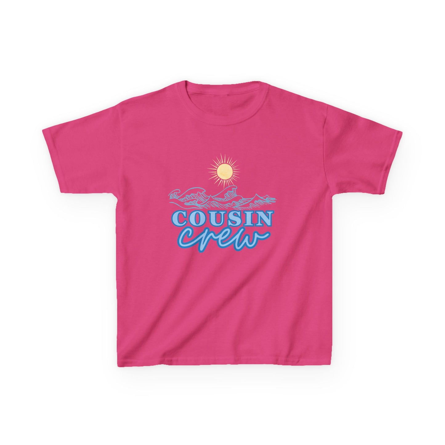 Cool Cousin Crew Kids Tee - Summer Fun, Family Gatherings, Beach Days, Mini Collection
