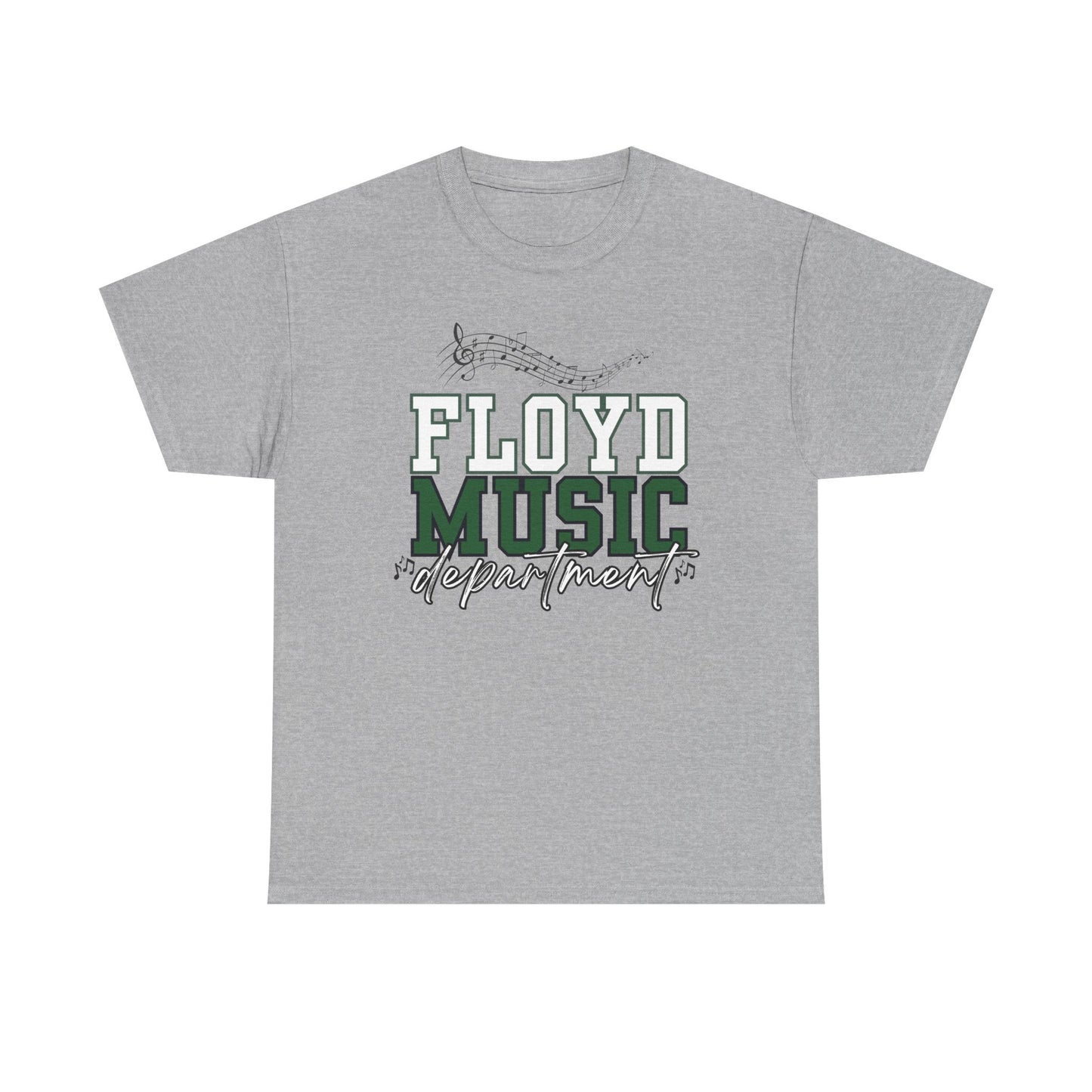 Floyd Music Heavy Cotton Tee - "Music is the Soundtrack of Your Life" Unisex T-Shirt- Floyd Strong