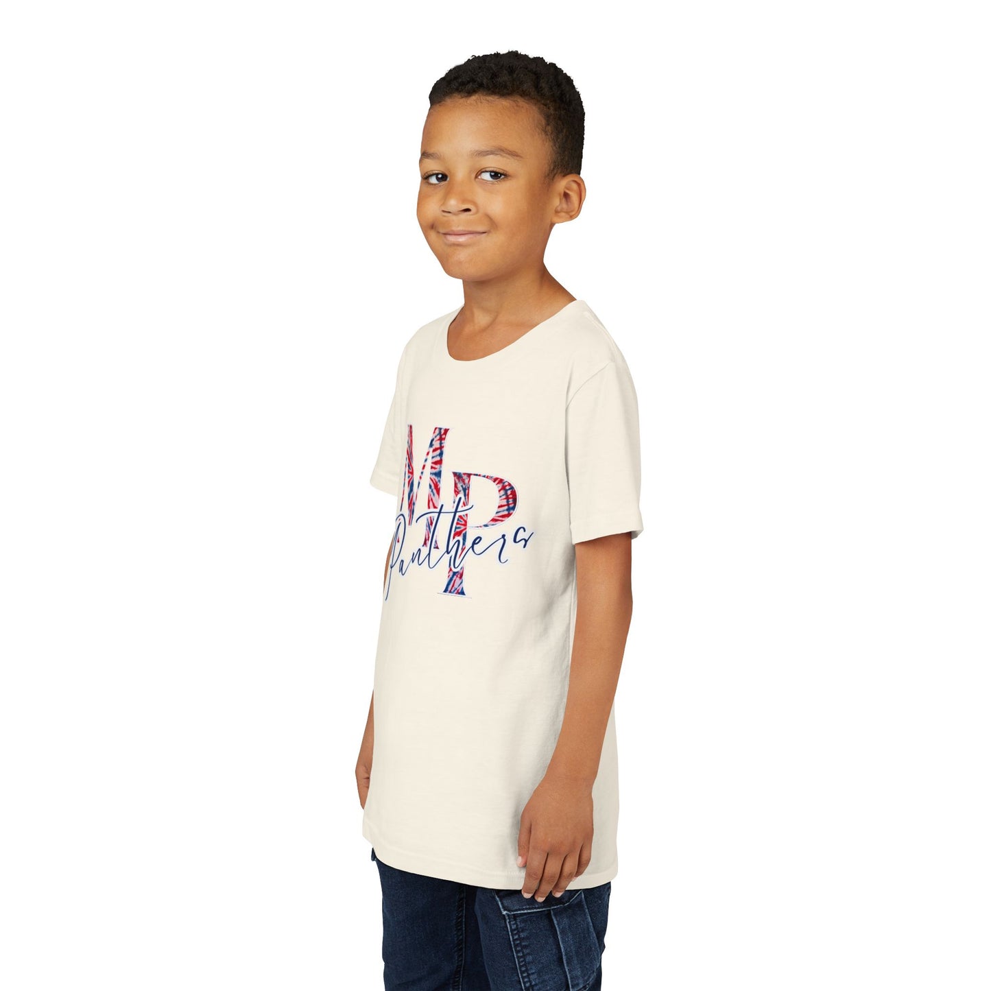 Miller Place Panthers Tie Dye MP- Youth Tee with Panther Print