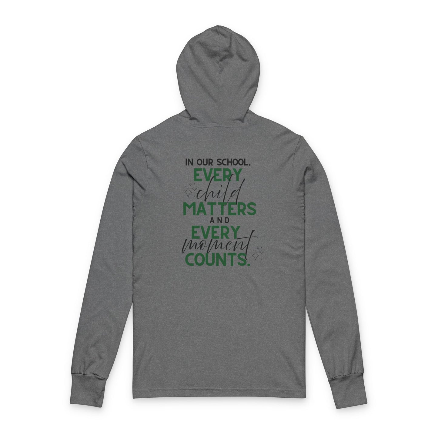 William Floyd- Unisex Hooded Long Sleeve Tee - 'Every Student Matters' Comfort Wear