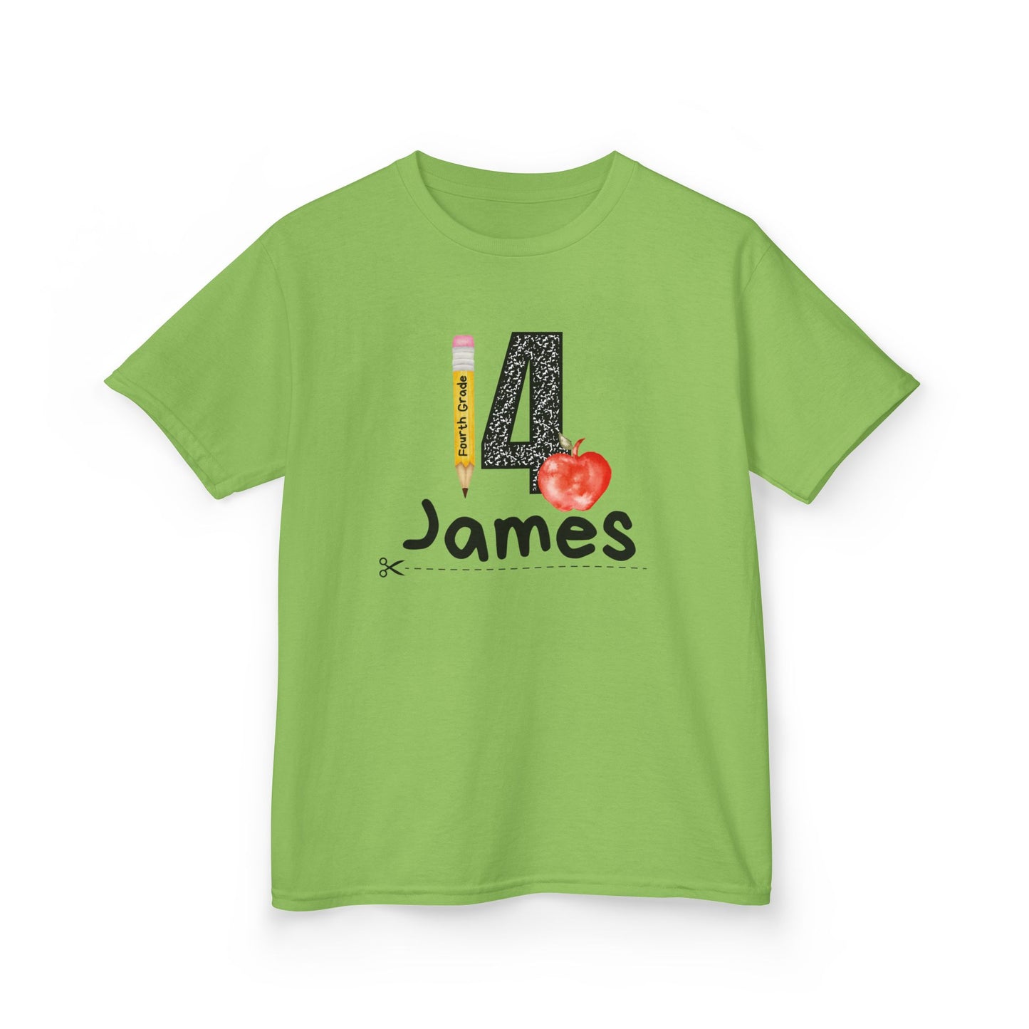 4th Grade- Personalized Kids Tee - Back to School