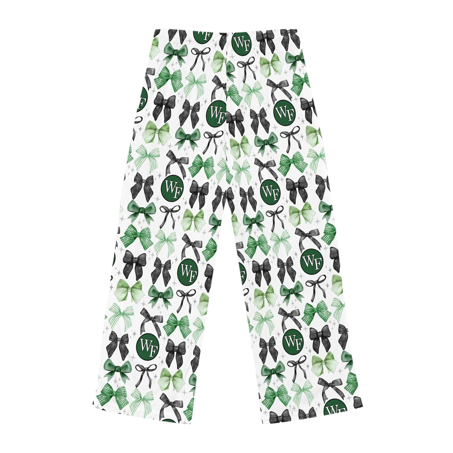 Floyd Strong Green Bow Design Chic Women's Pajama Pants  - Perfect for Cozy Nights and Pajama Days