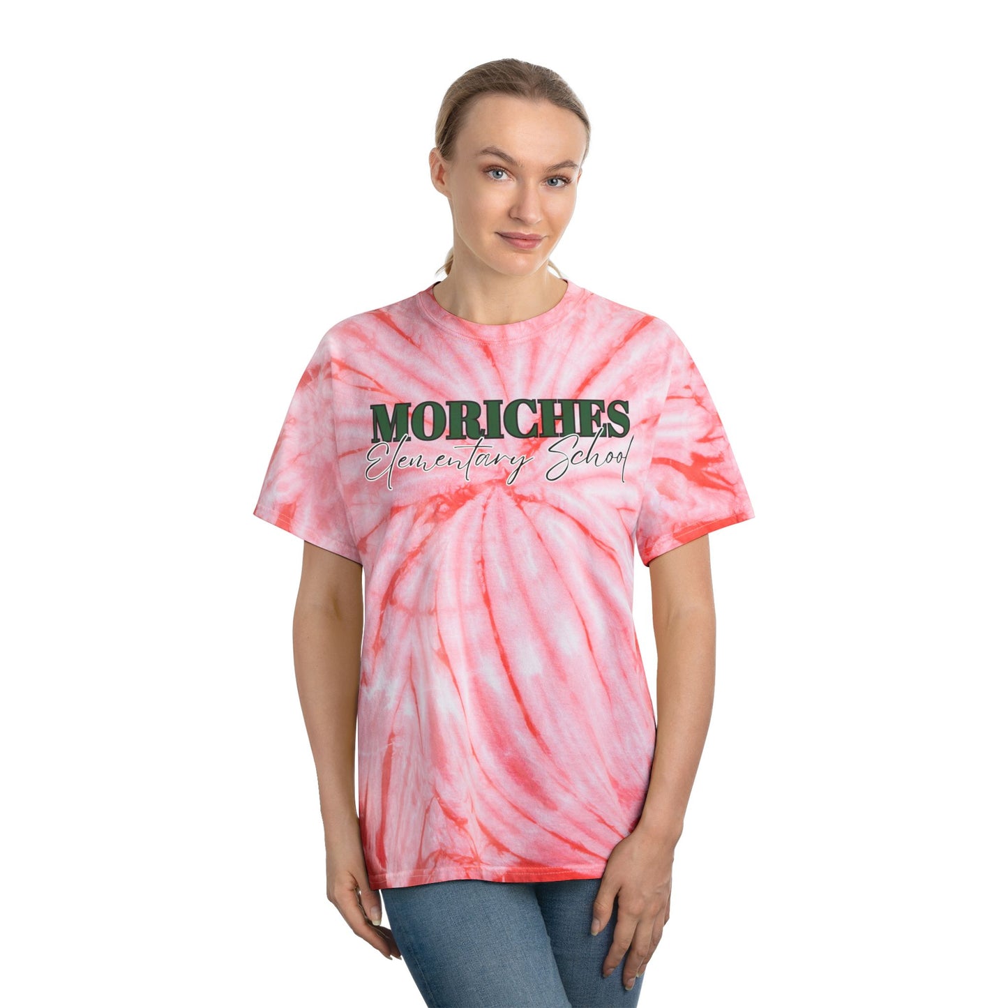 Moriches Tie-Dye Tee, Fun Summer Shirt, Unique Gift, Vibrant Cyclone Style