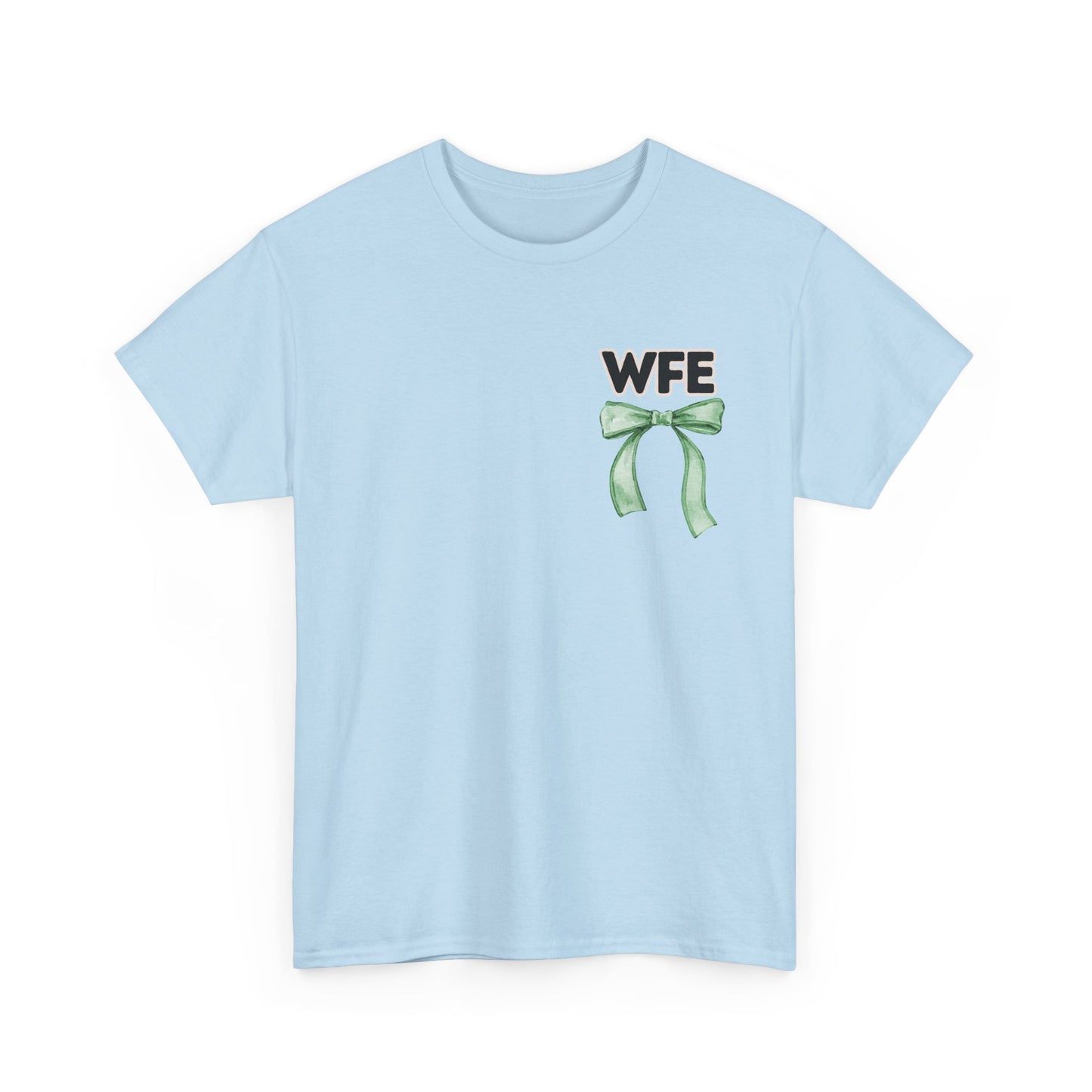 WFE Cafe Monitor and Bows- Unisex Heavy Cotton Tee with Bow Design