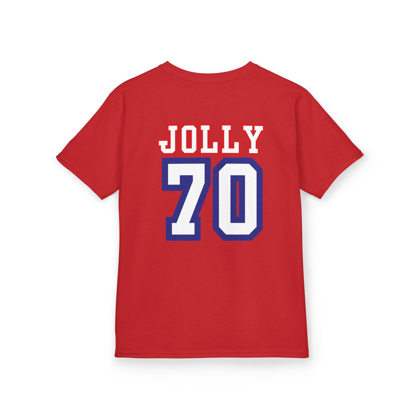 Custom Grandpa's Biggest Fans Kids T-Shirt - Jolly 70 Design, Perfect for Family Gatherings!