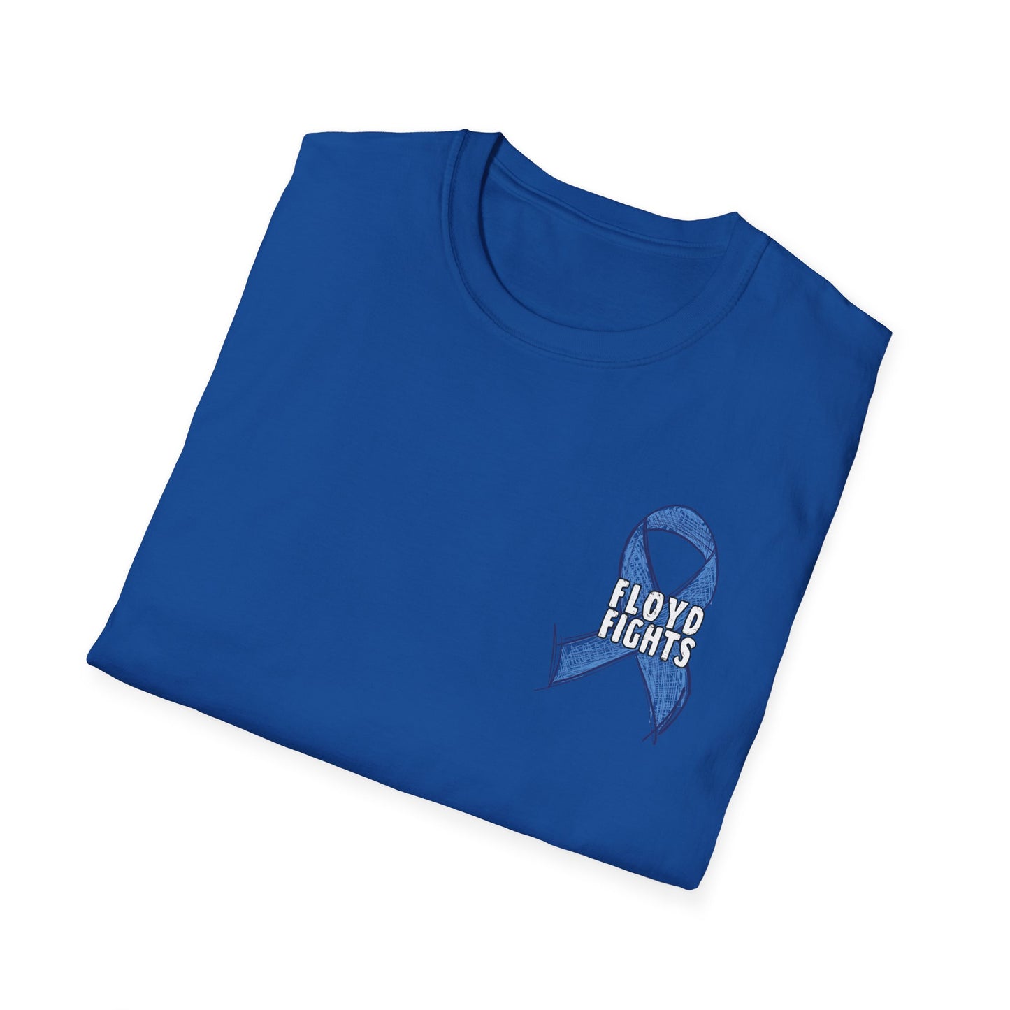 FLOYD FIGHTS Ribbon Diabetes Awareness T-Shirt | Softstyle Tee